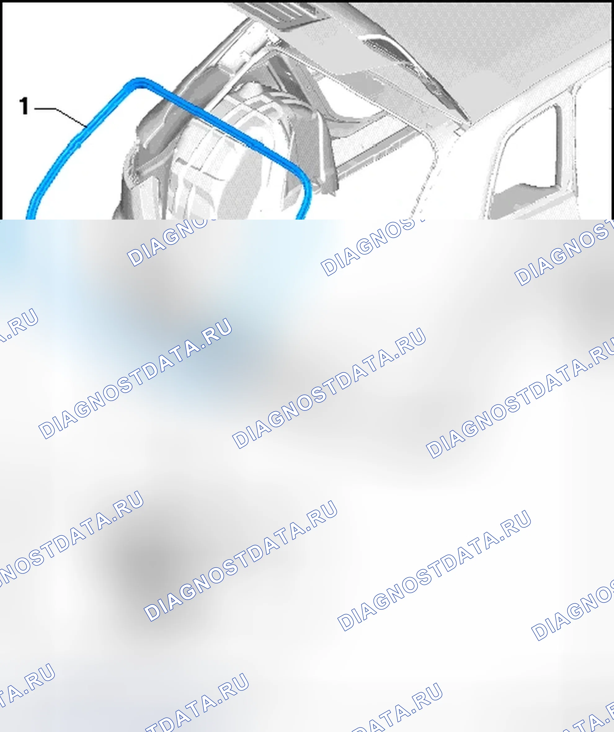 Рис. 44: УПЛОТНЕНИЕ ЗАДНЕЙ КРЫШКИ. Audi A3 8P рестайлинг 2