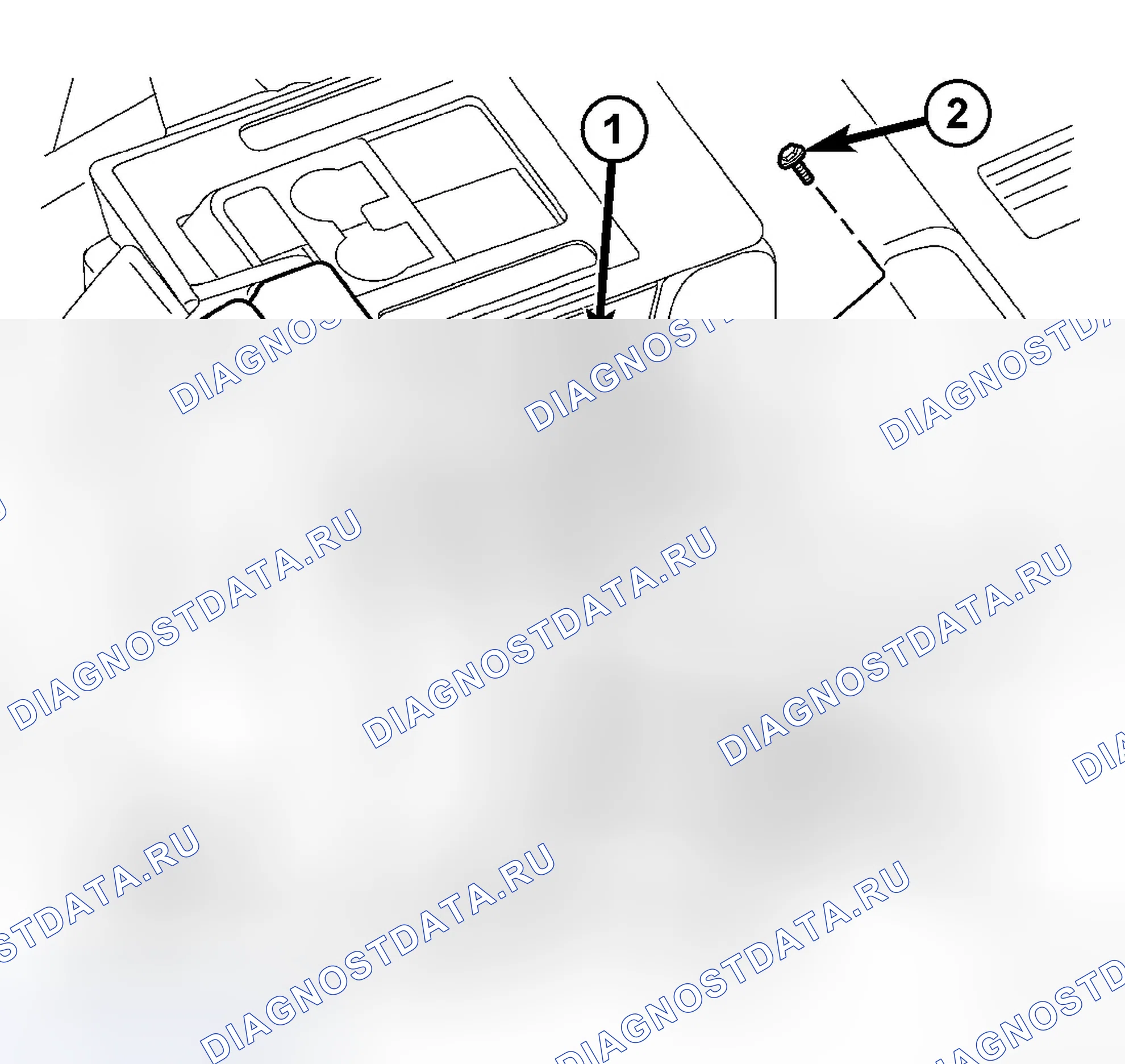 Рис. 348: ПАНЕЛЬ-стойка C TRIM. Jeep Commander I