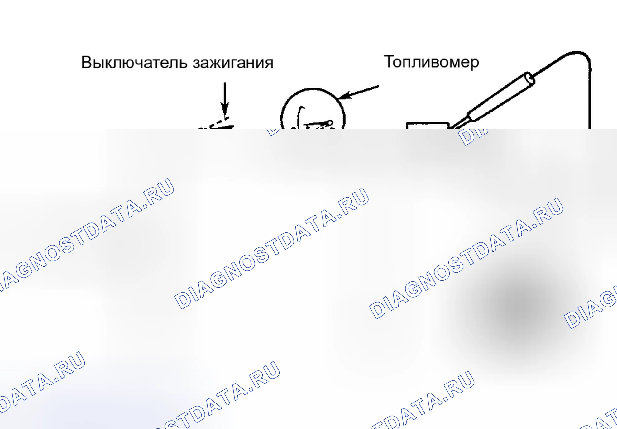Рис. 15: Топливомер и цепь. Honda Accord I