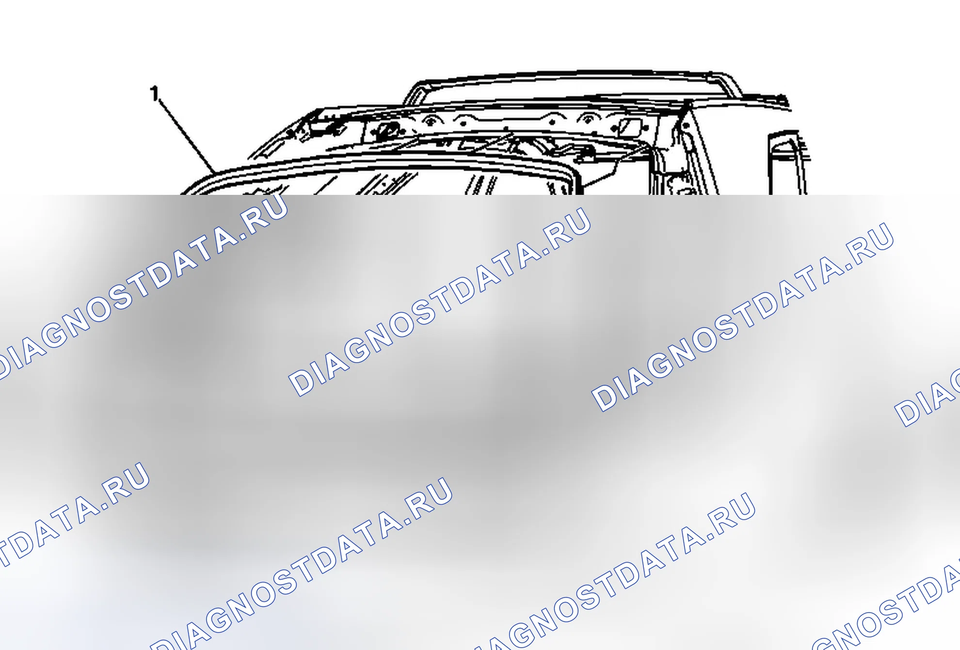 Рис. 42: Замена Weatherstrip дверь багажника. Cadillac CTS II