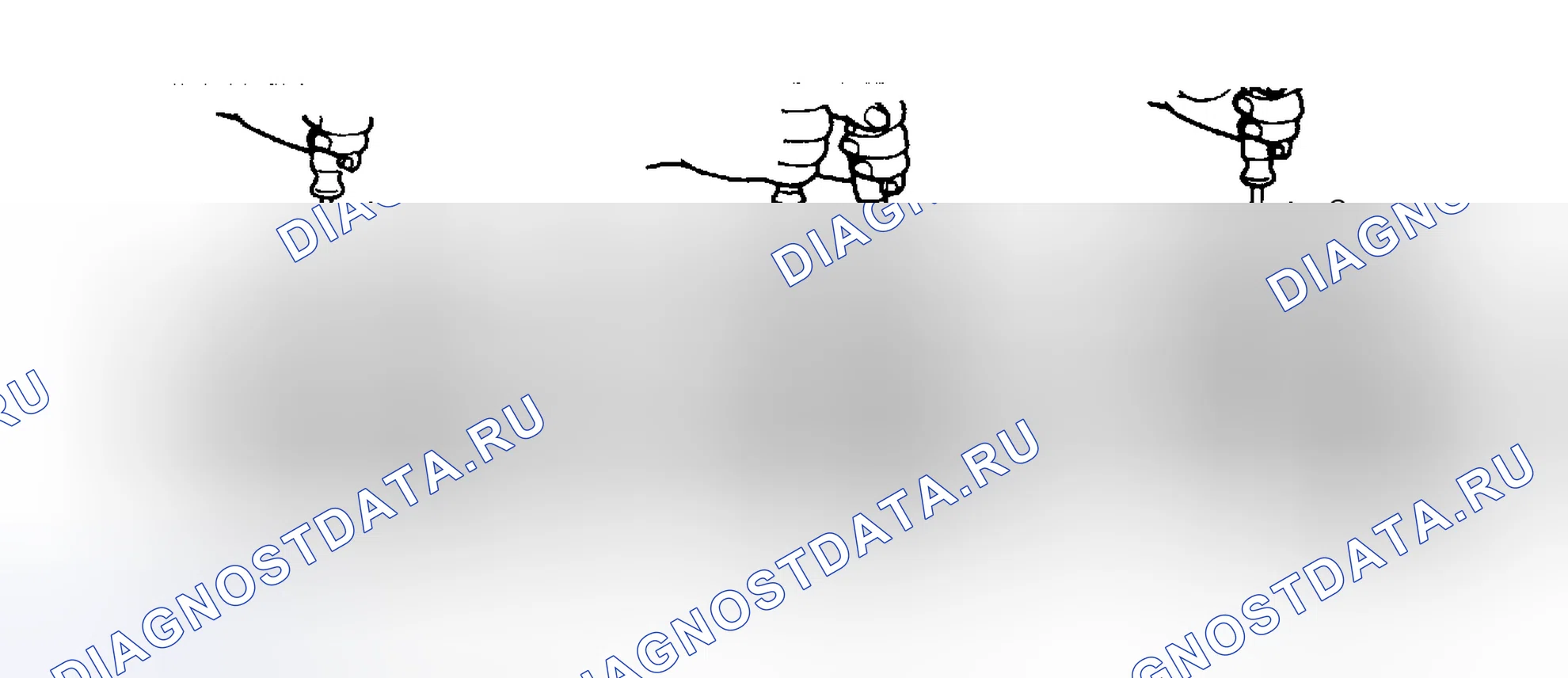 Рис. 2: Выравнивание упорного подшипника Выровняйте упорный подшипник после того, как все остальные крышки основного подшипника были затянуты.. Ford Bronco III