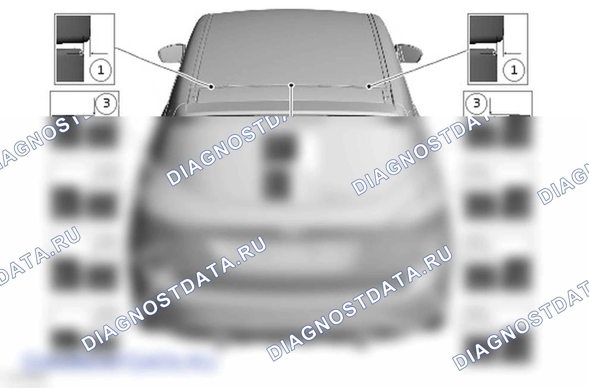 Как выверить поднимаемую дверь багажного отделения. Ford Kuga I