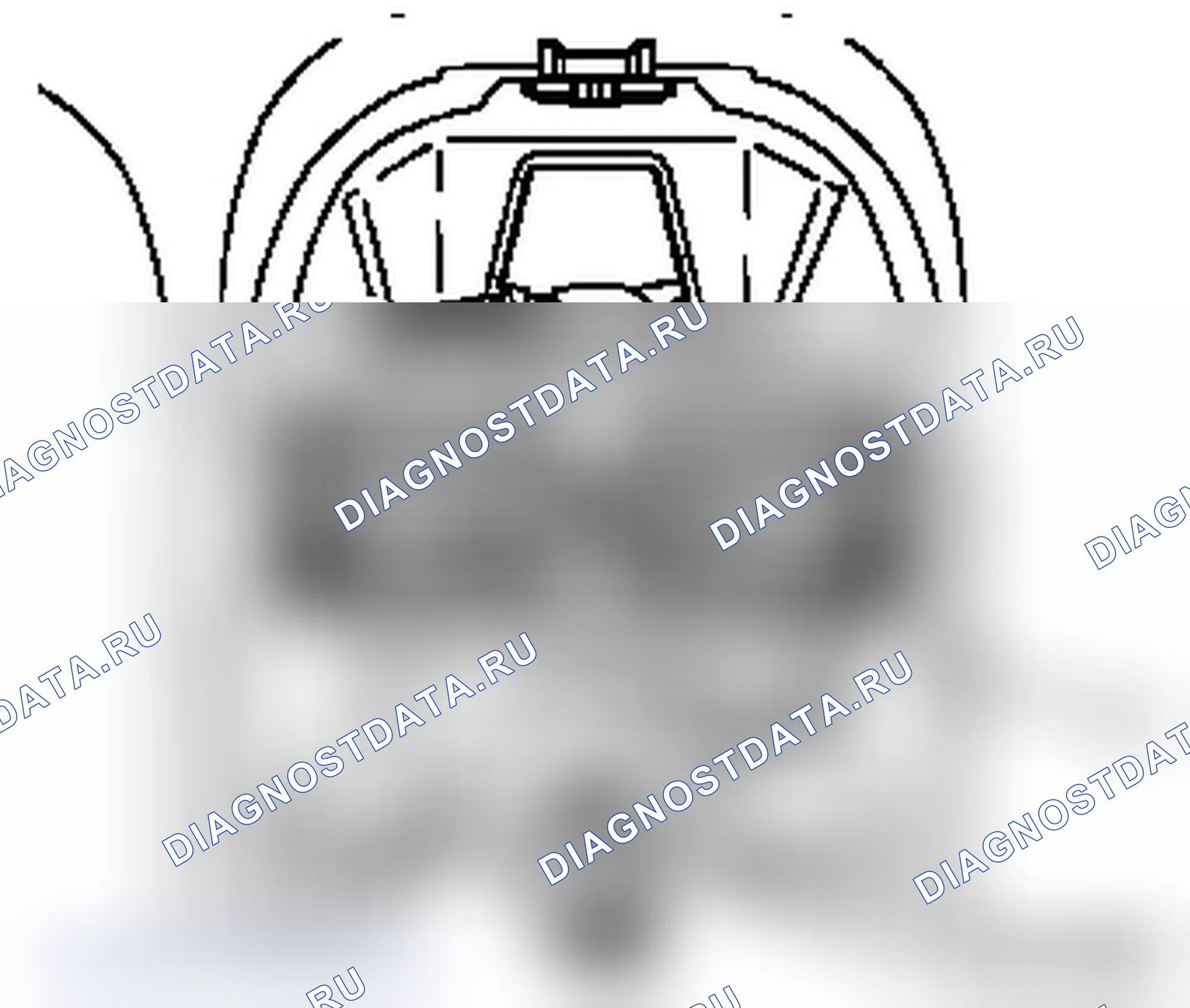 Демонтаж и установка корпуса смесительного воздушного сопла, средина. Opel Astra G