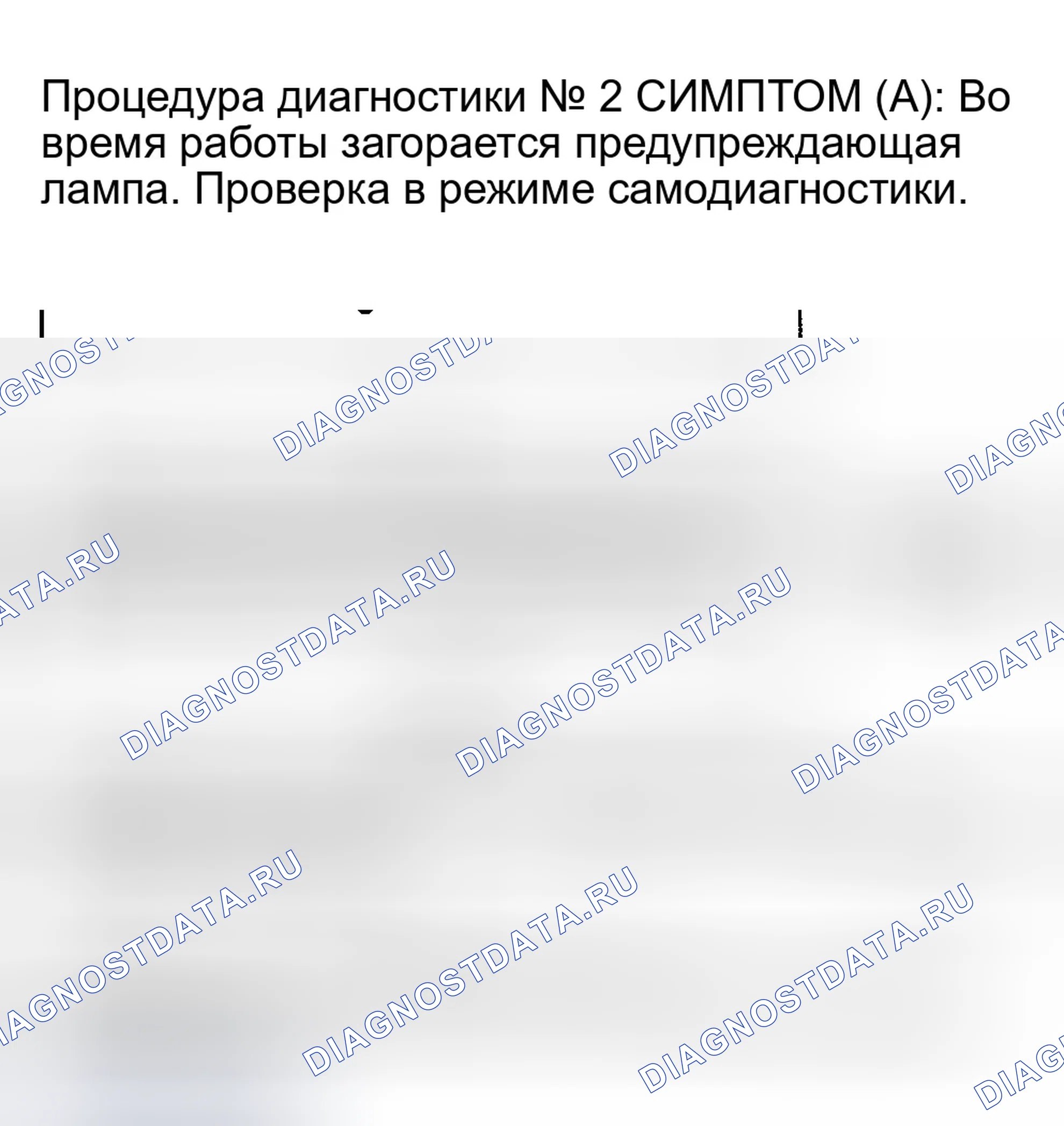 Рис. 11: Диагностическая процедура № 2 (1 из 2) Во время работы загорается сигнальная лампа. Infiniti J30 I
