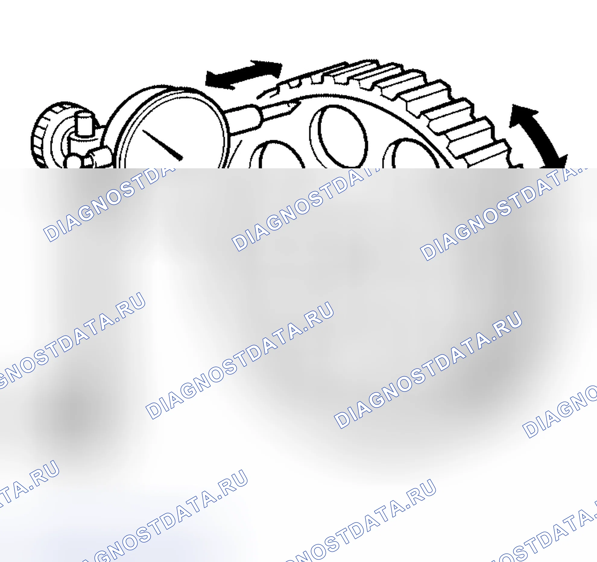 Рис. 322: БИЕНИЕ ЗВЕЗДОЧКИ РАСПРЕДЕЛИТЕЛЬНОГО ВАЛА. Honda Odyssey (North America) I