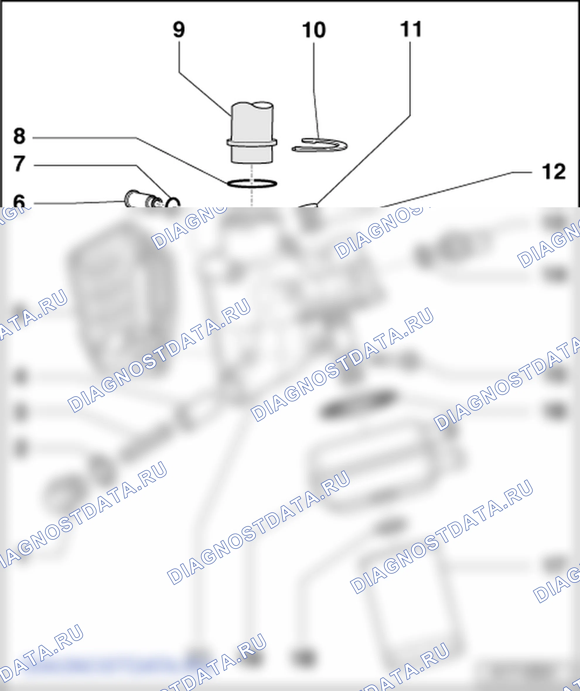 Узлы и детали системы смазки. SEAT Altea I
