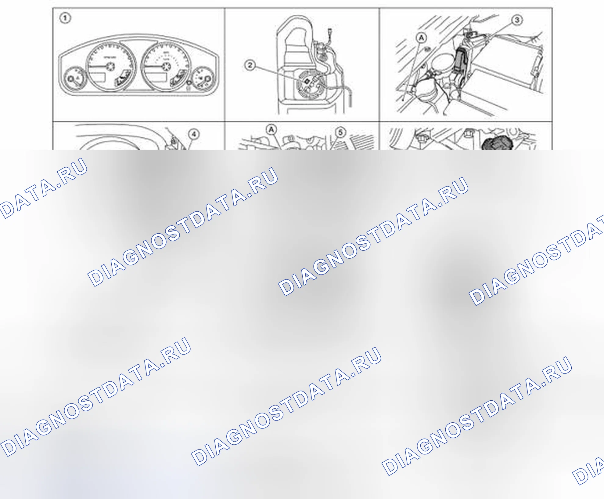 Рис. 61: СИСТЕМА РАСХОДОМЕРА: расположение компонентов. Nissan Pathfinder III рестайлинг