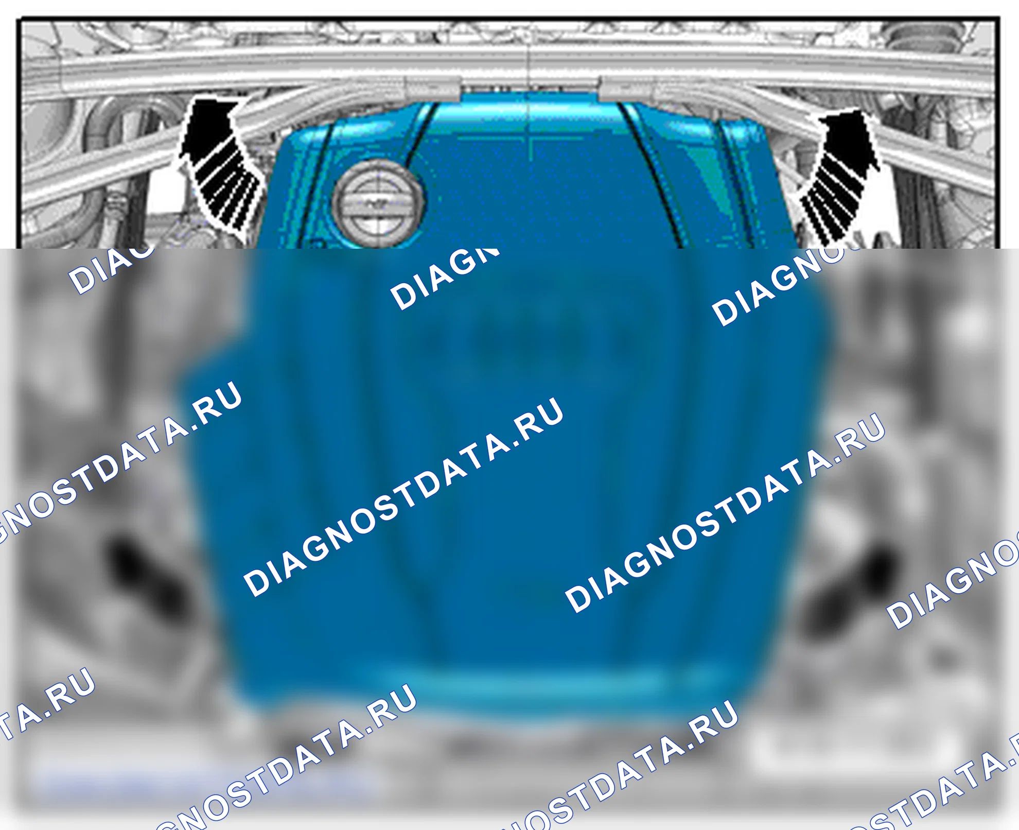 Демонтаж трансмиссии, автомобили с двигателем TDI объемом 2.0 л. Audi Q5 II