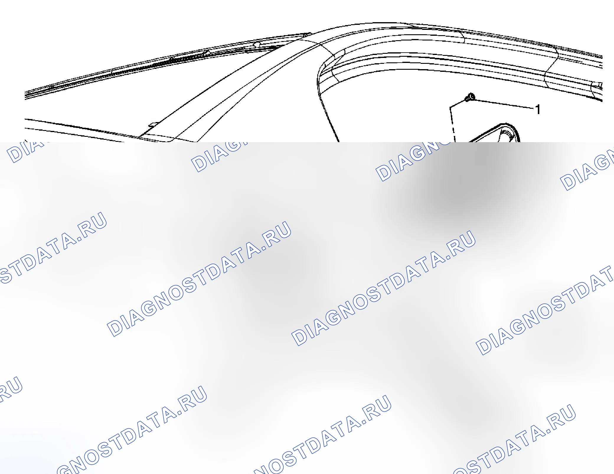 Рис. 78: Замена двери наполнителя топливного бака. Kia Rio III рестайлинг