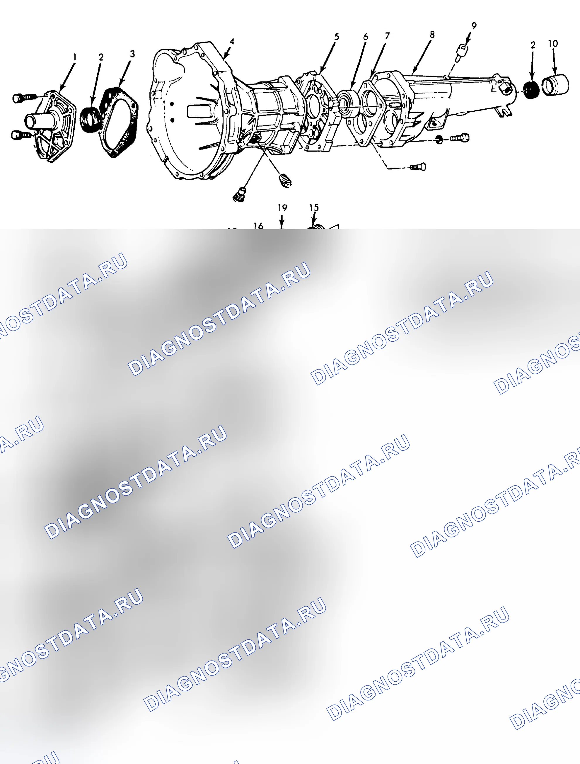 Рис. 11: ПОВТОРНАЯ СБОРКА КОРОБКИ ПЕРЕДАЧ. Nissan Maxima G910