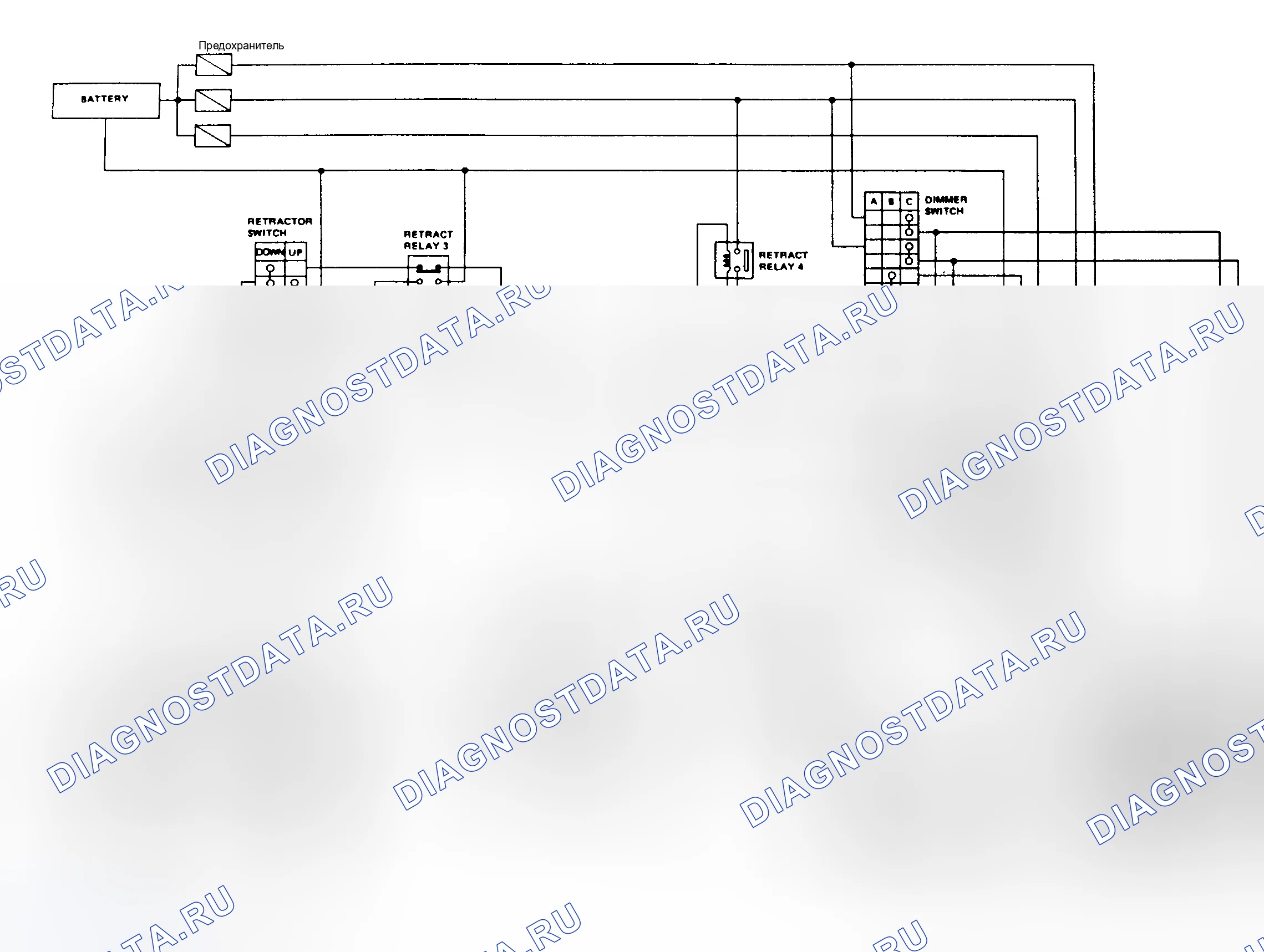Рис. 13: электросхемы. Nissan Pulsar N13