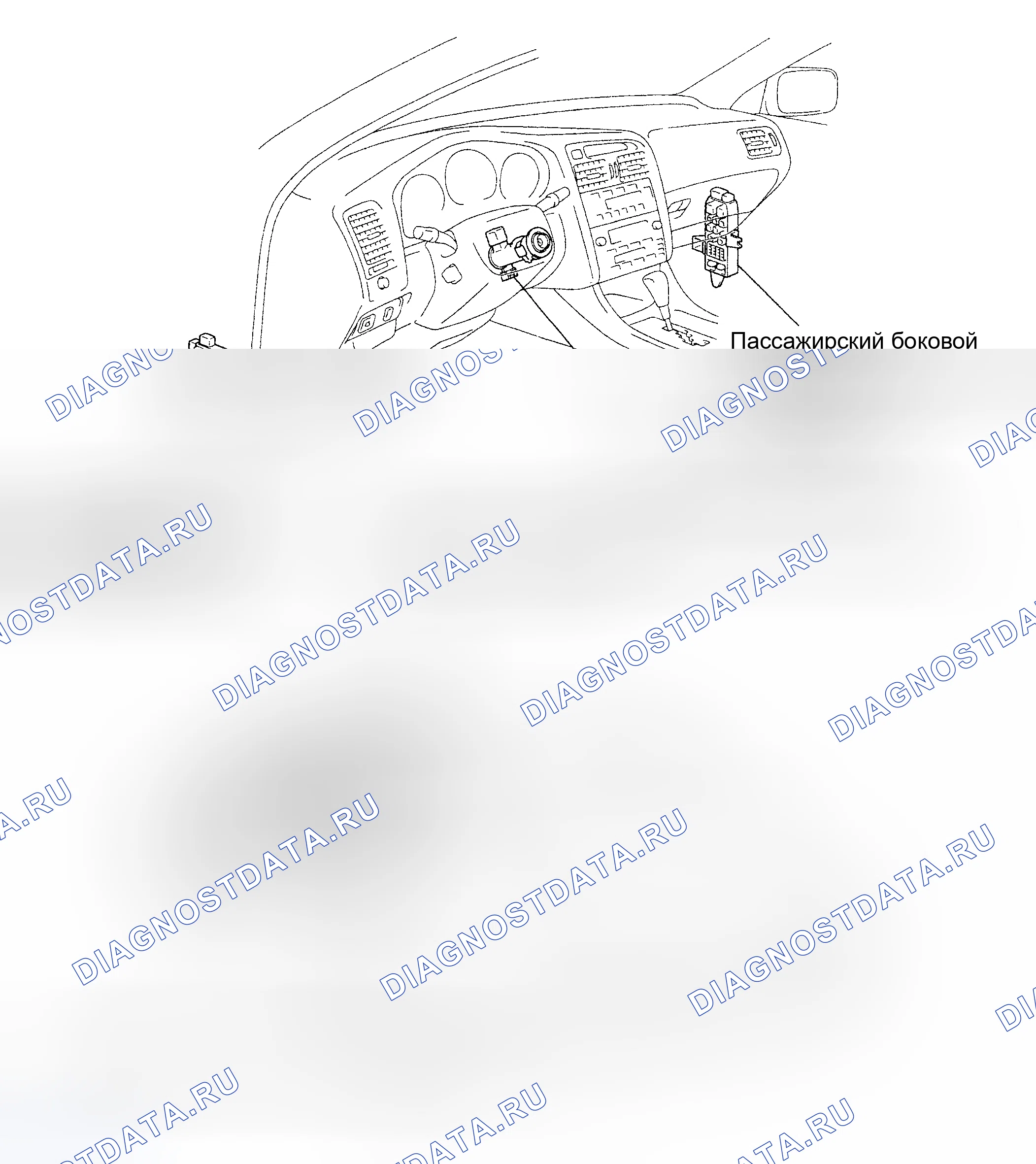 Рис. 1: РАСПОЛОЖЕНИЕ КОМПОНЕНТОВ. Haval H9 I рестайлинг