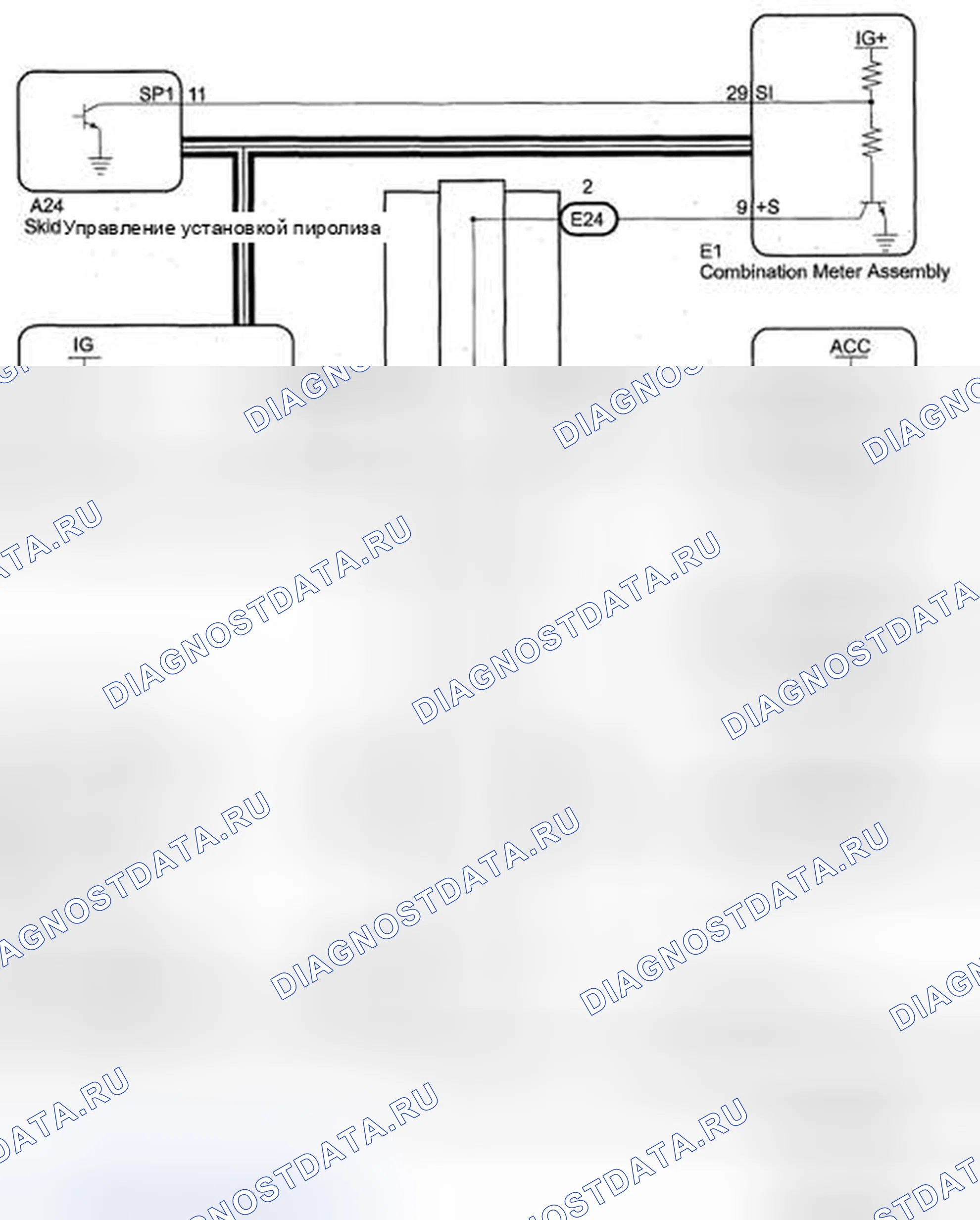 Рис. 32: электросхема. Toyota Highlander II