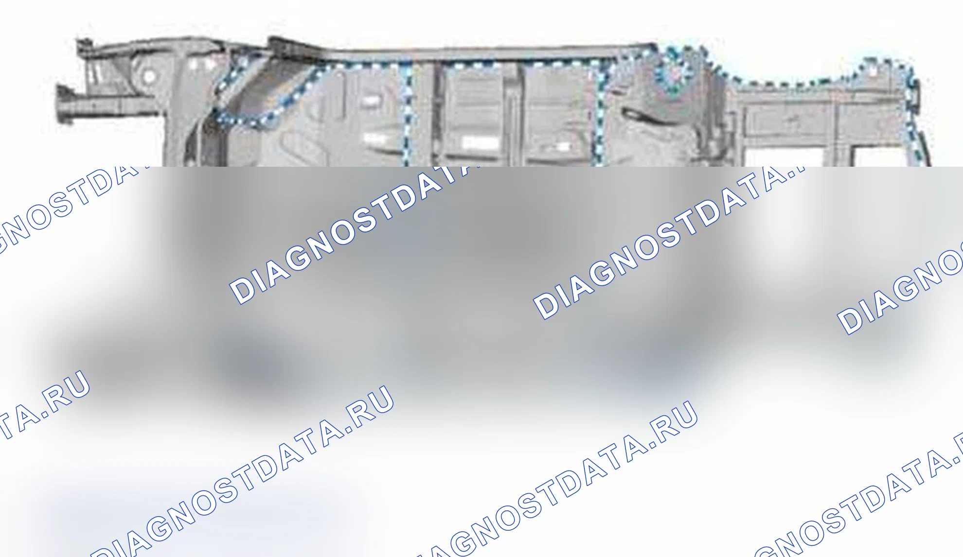 Рис. 394: Напольный поддон - электромобиль (EV). Ford Focus III
