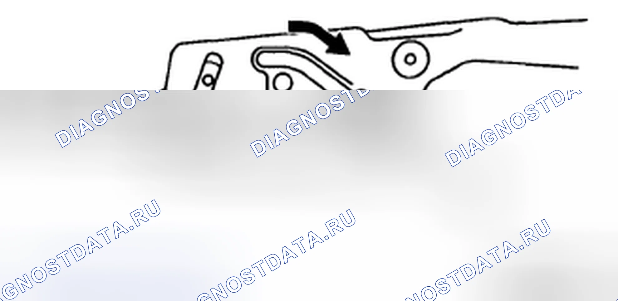 Рис. 10: Примечание по сборке звена декора. Mazda 5 I рестайлинг