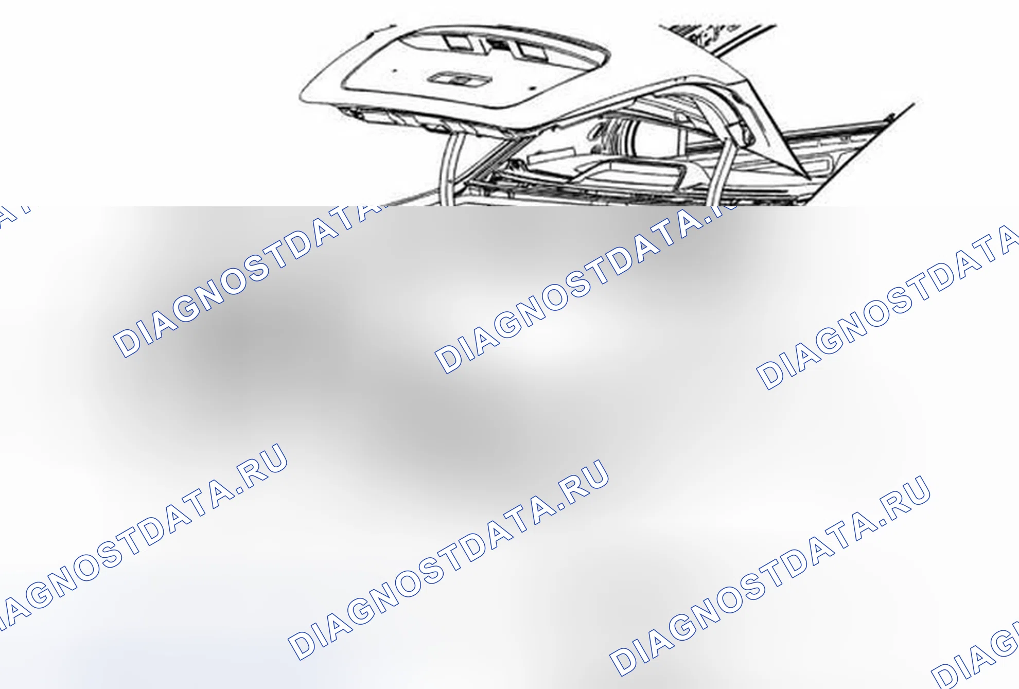 Рис. 35: Замена задней лампы (седан). Chevrolet Sonic I