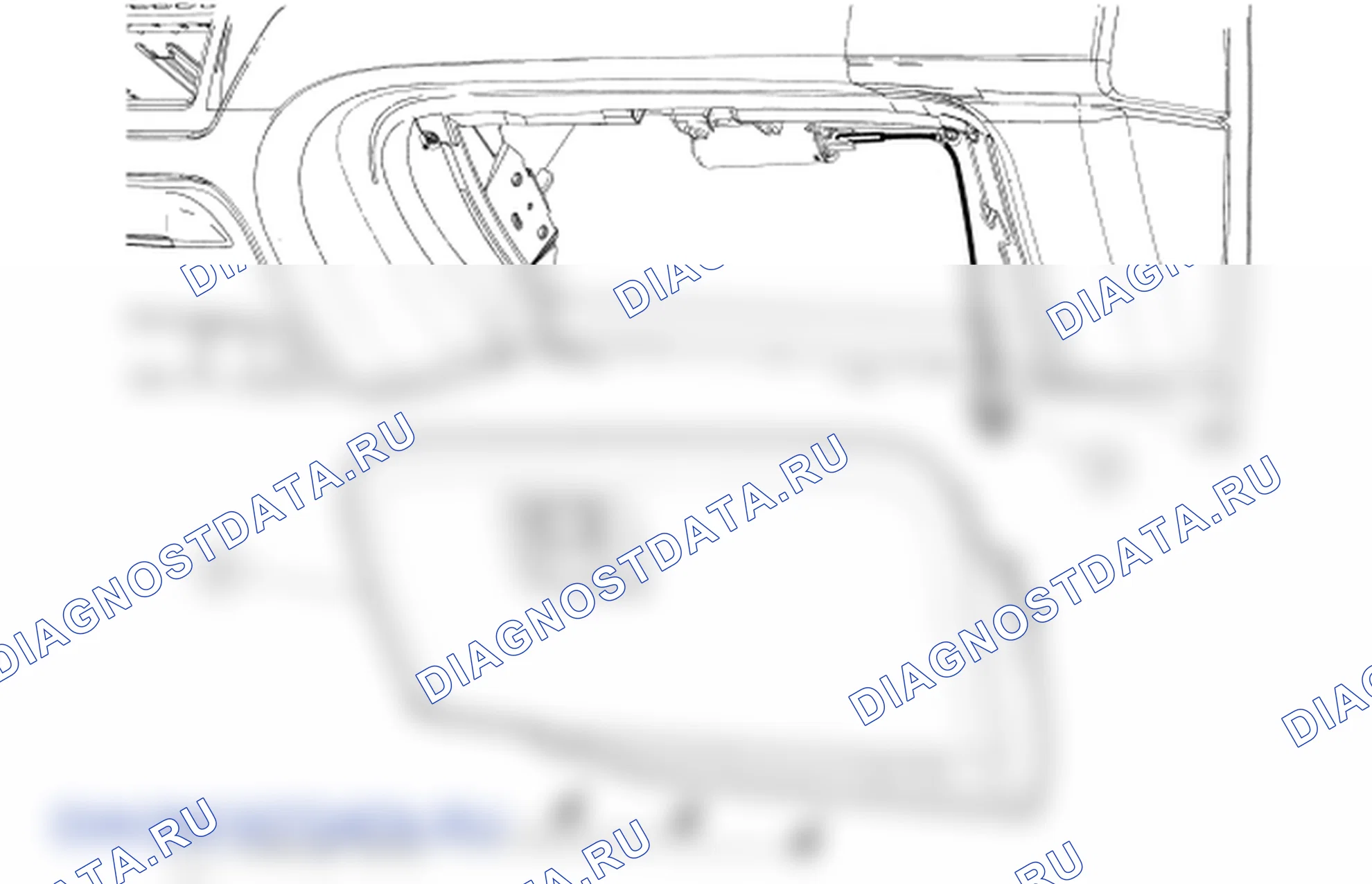 Рис. 16: Перчаточный отсек. Lincoln Town Car III рестайлинг