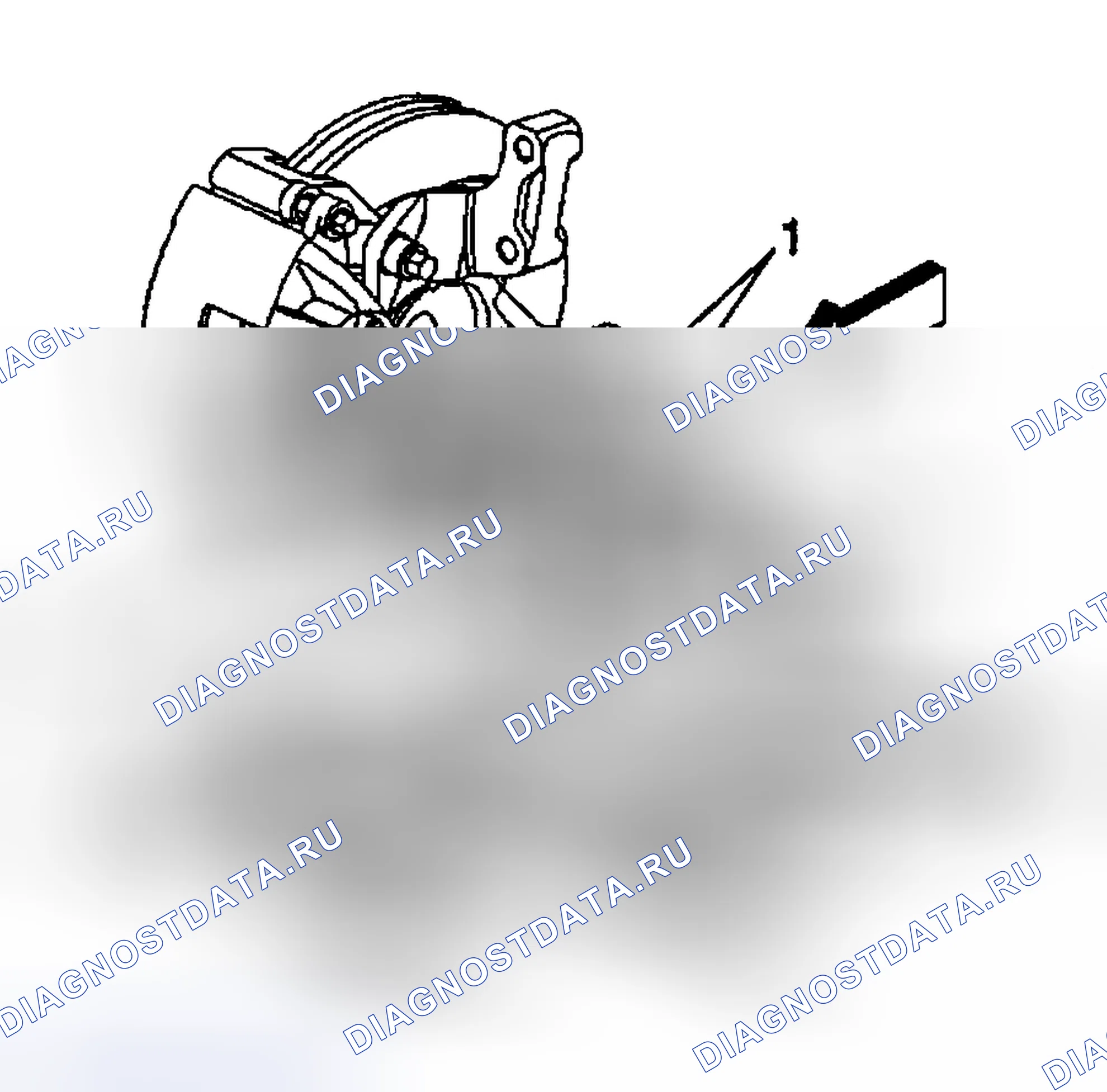 Рис. 420: Демонтаж. Buick Regal IV