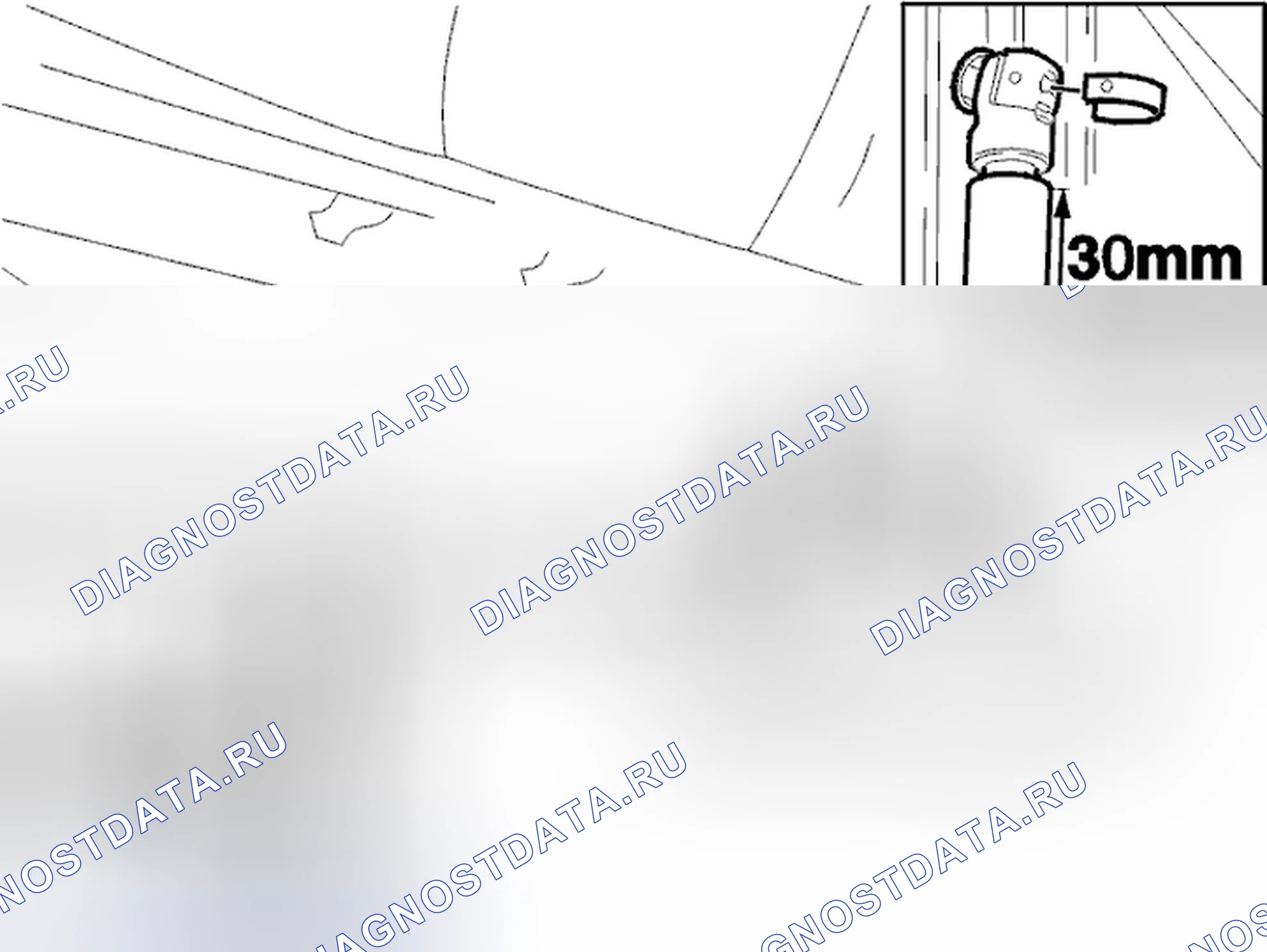 Рис. 55: Демонтаж направляющей сиденья. Volvo S40 I рестайлинг