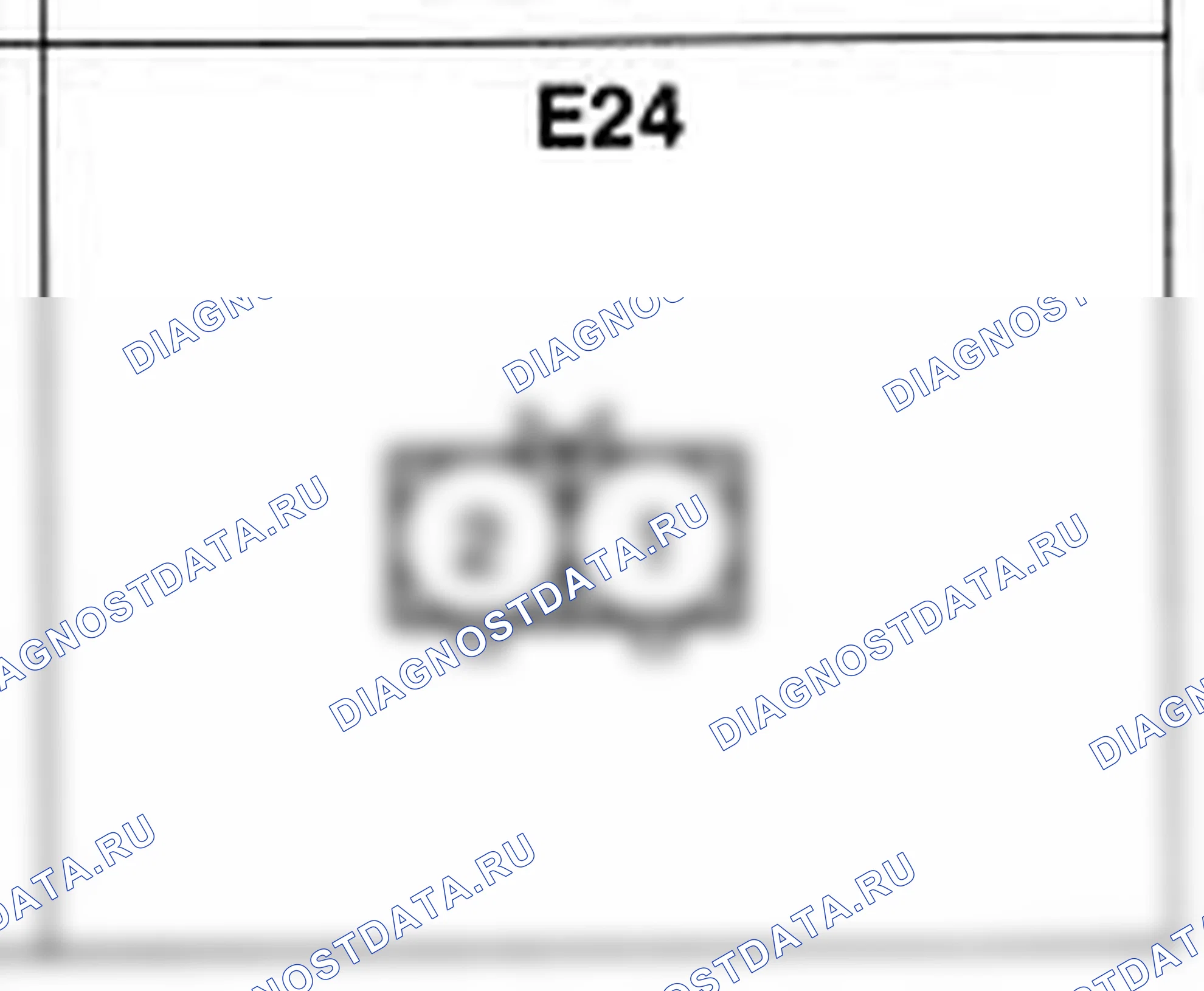 Распиновка разъёма E24 — жгута двигателя. Hyundai Atos MX