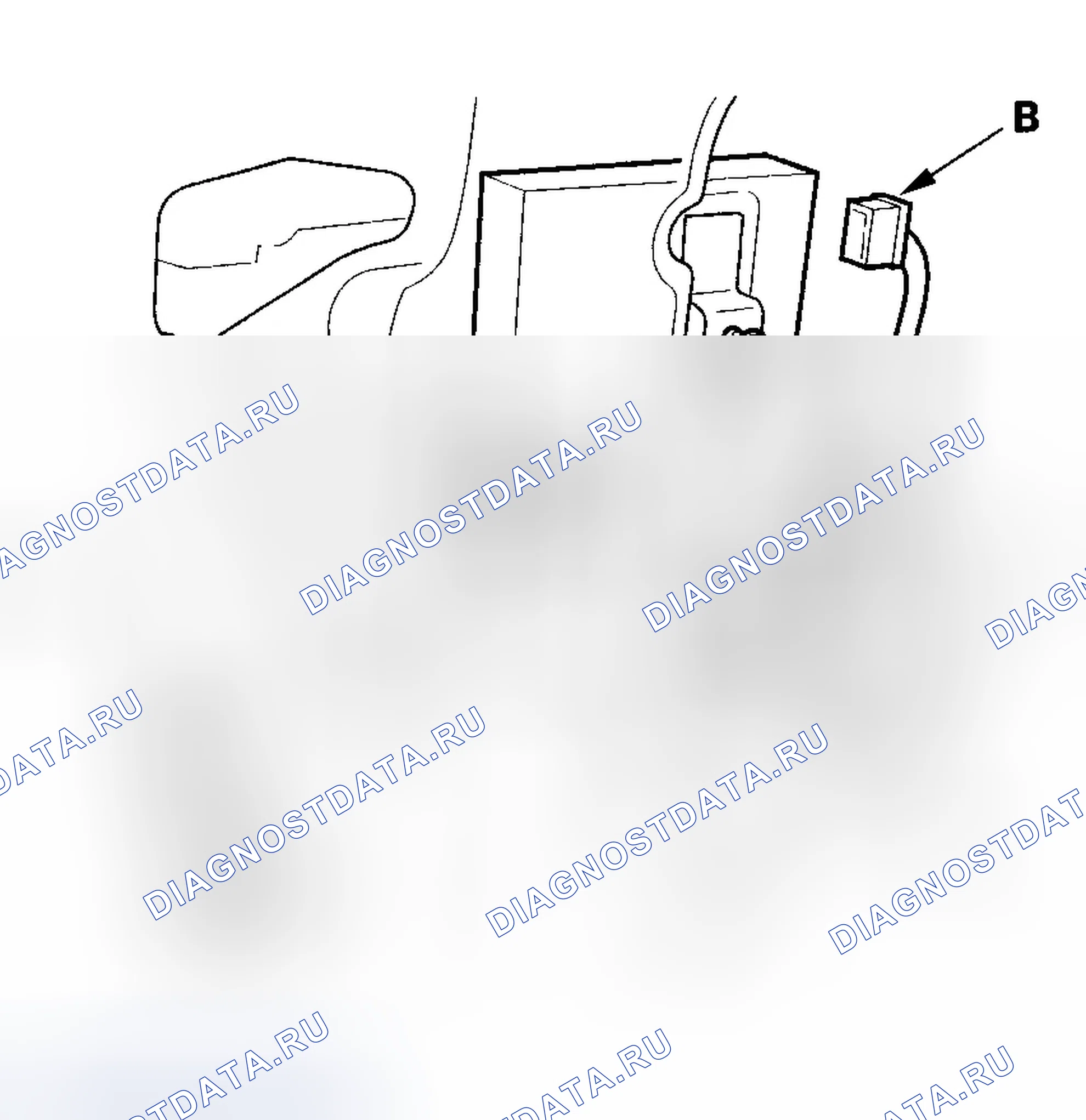 Рис. 14: Демонтаж / монтаж приемника Xm. Honda Odyssey I