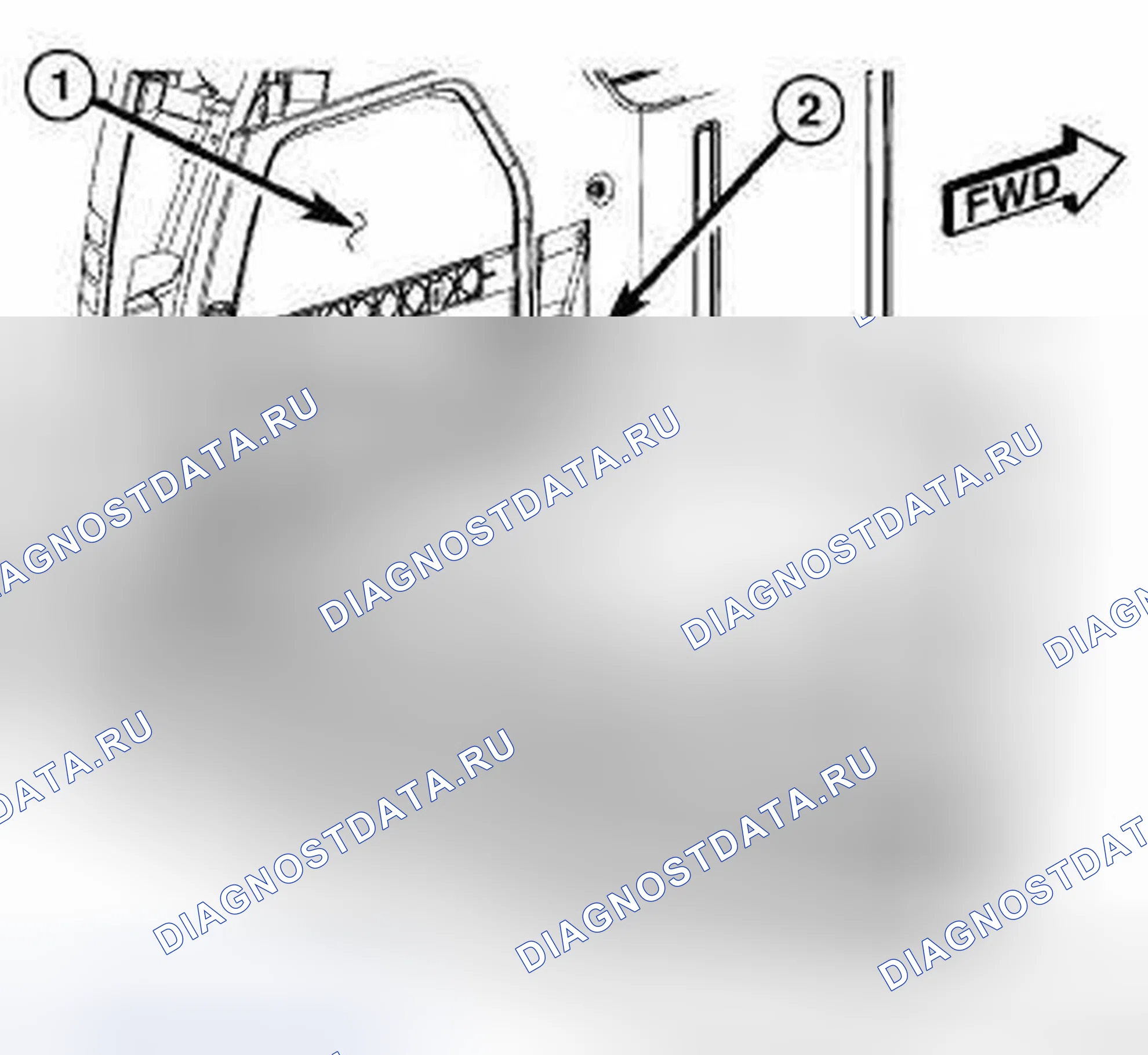 Рис. 29: ДЕМОНТАЖ. Chrysler Town & Country V рестайлинг