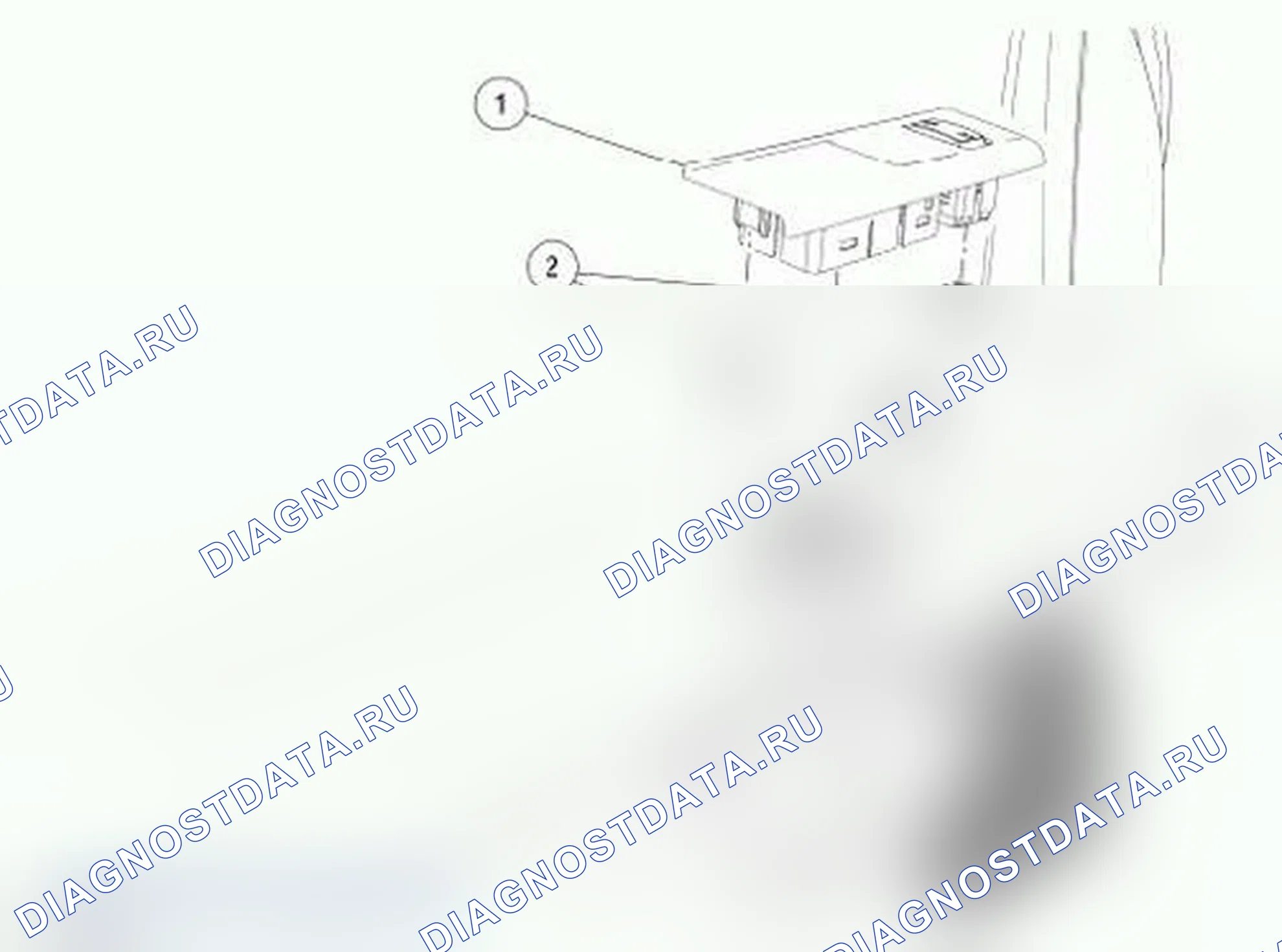 Рис. 37: Переключатель управления окном. Ford Cutaway E350 Super Duty 