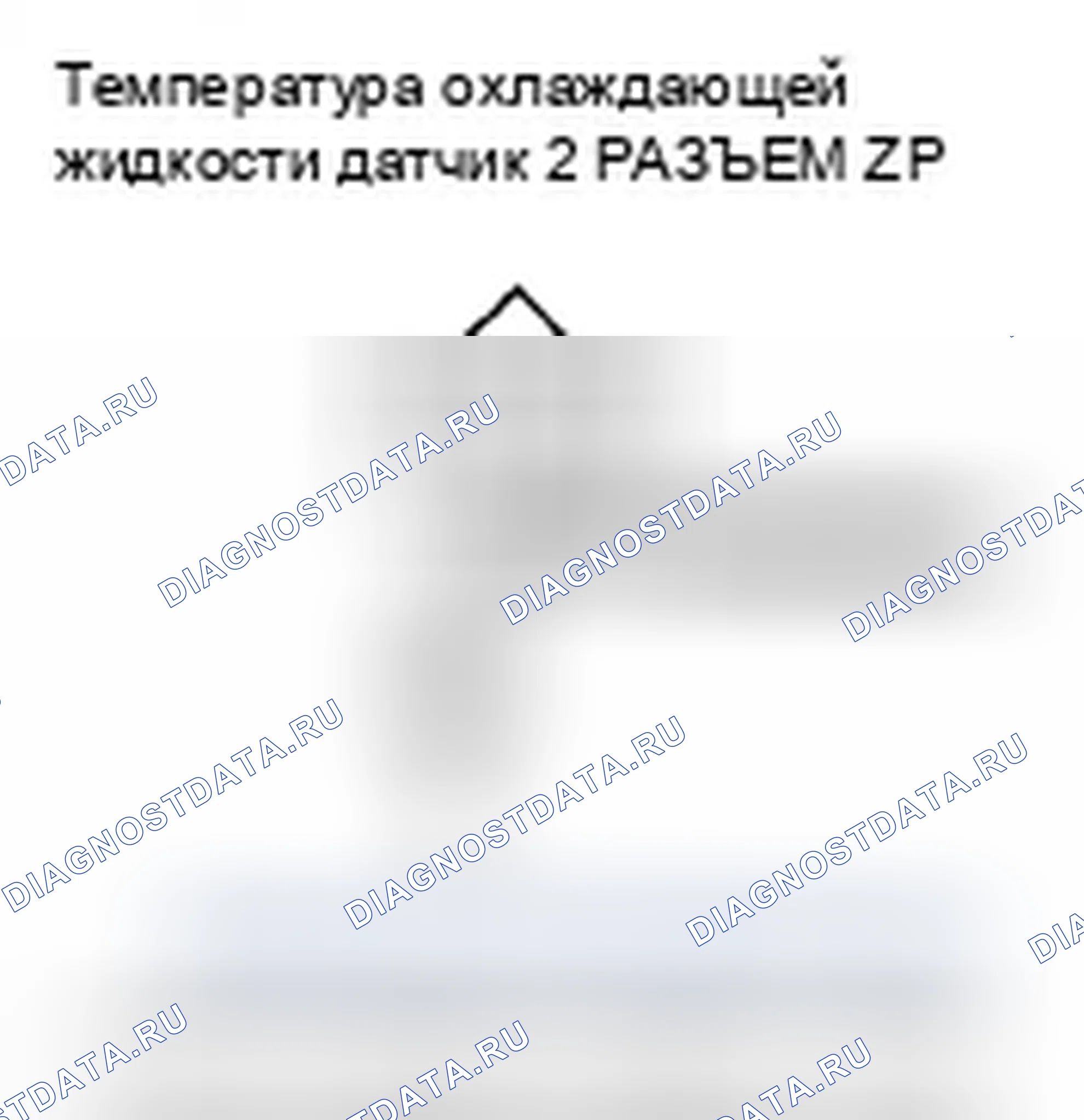 Рис. 418: P2184 расшифровка кода ошибки: низковольтная цепь датчика 2 температура охлаждающей жидкости. Honda Ridgeline I