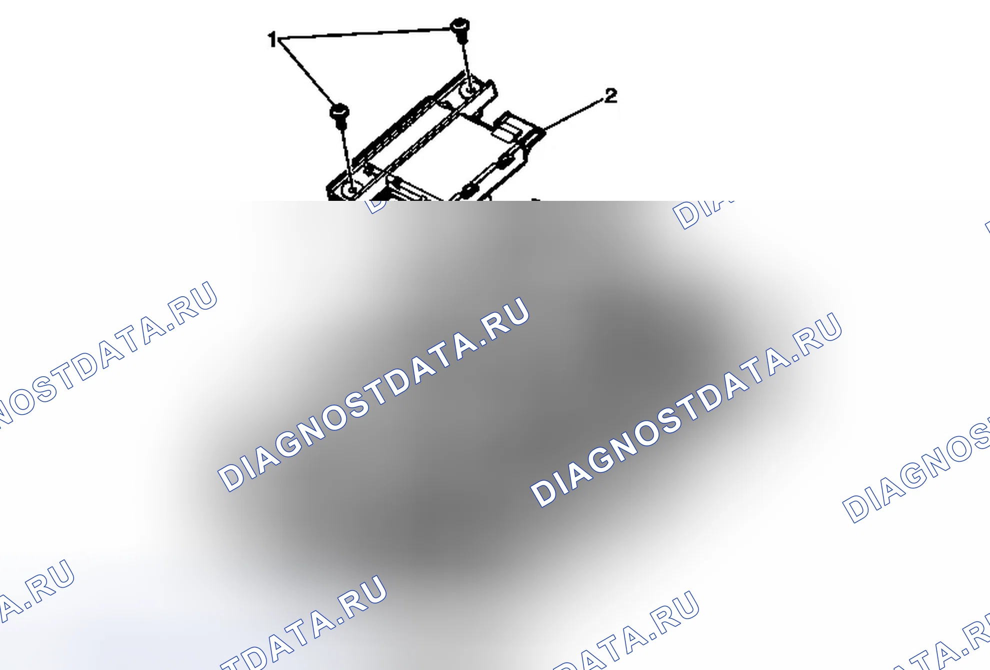 Рис. 41: Замена датчика открывания двери гаража. Chevrolet Traverse I