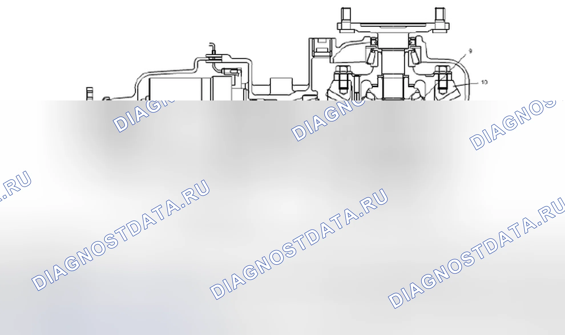 Рис. 4: Описание заднего дифференциала. Suzuki SX4 I