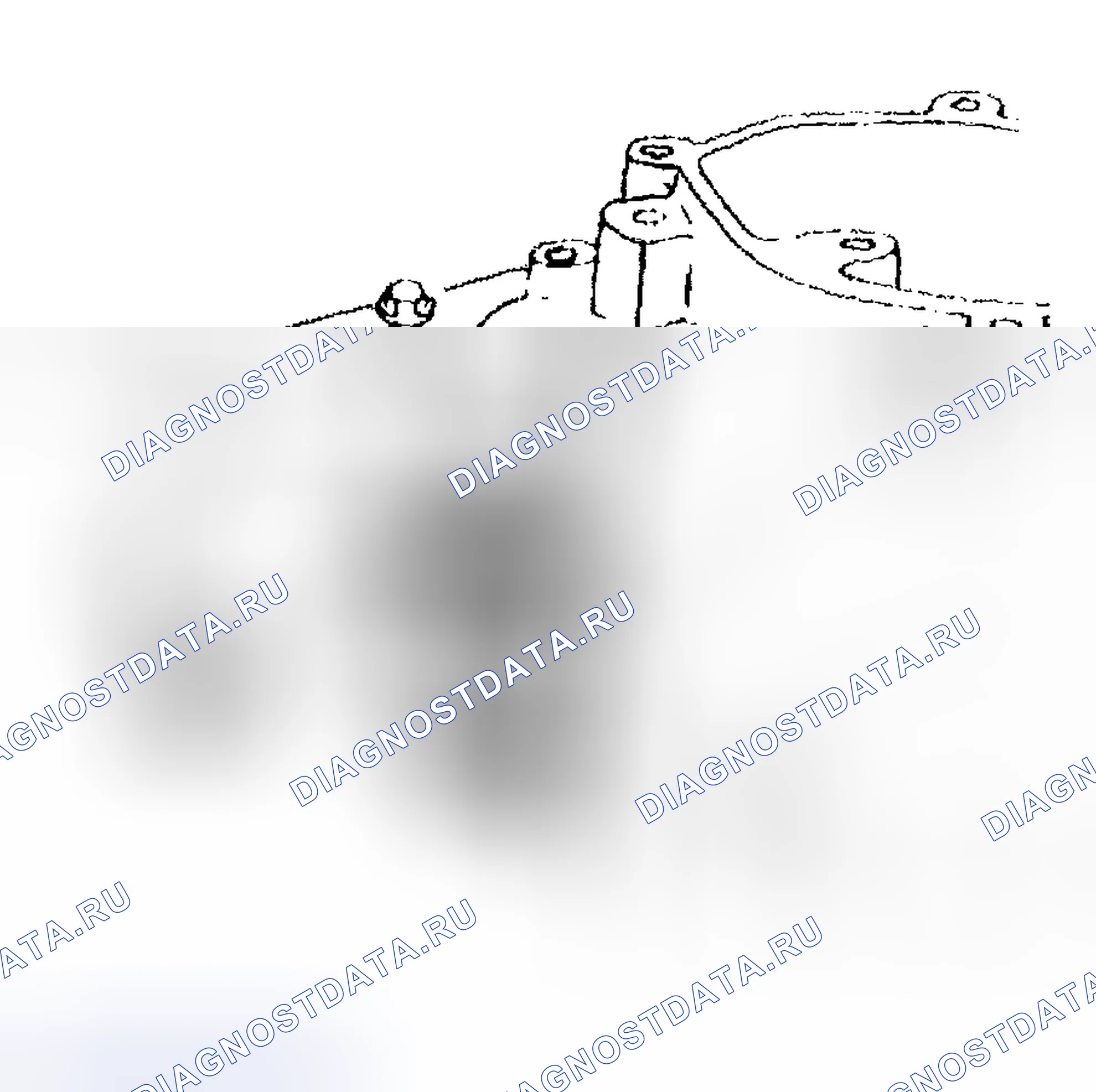 Рис. 51: Нижний впускной коллектор. GMC C3500 HD GMT400 final