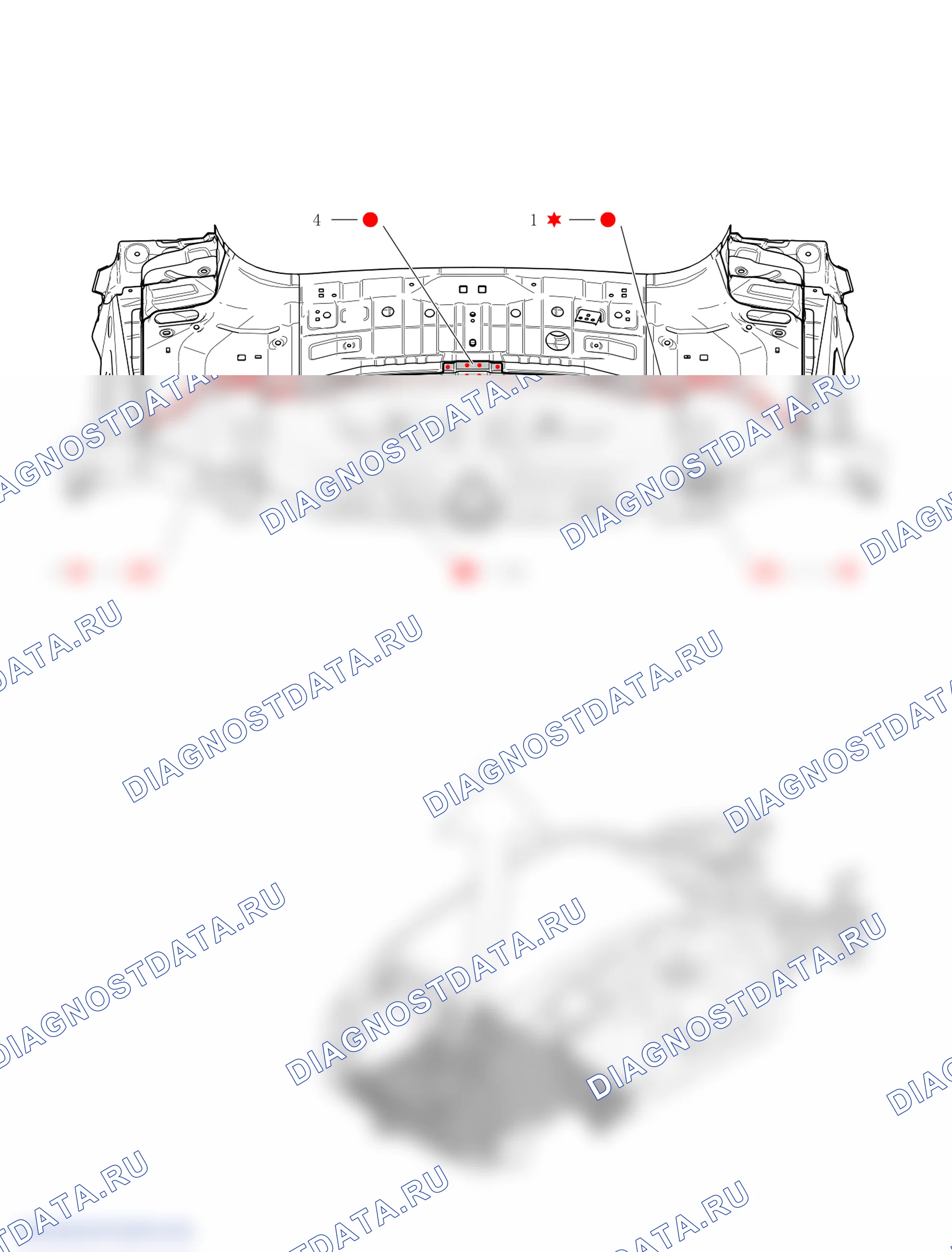 Узел заднего пола — Haval H2. Haval H2 I