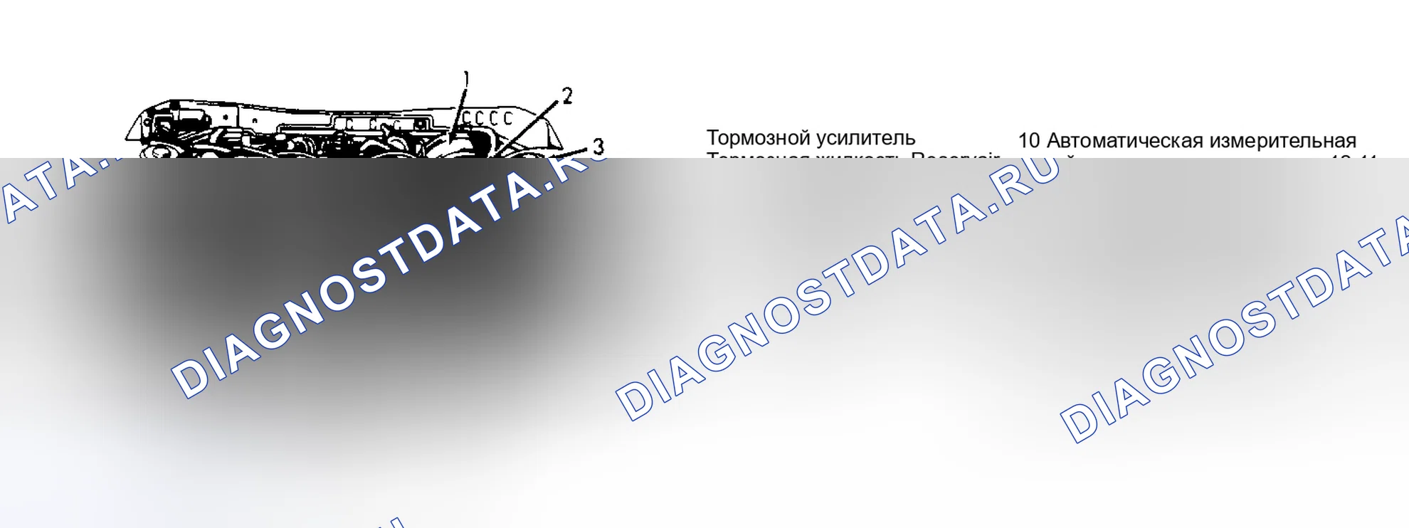 Рис. 3: РАСПОЛОЖЕНИЕ ТОЧЕК ОБСЛУЖИВАНИЯ. Lexus ES V20
