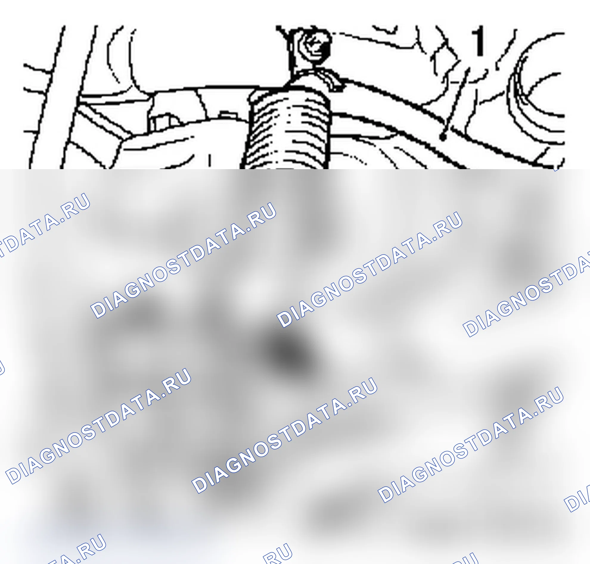 Замена соединительной трубы охлаждающей жидкости от распределительного элемента до компенсационного бачка охлаждающей жидкости (Y 30 DT). Opel Vectra C