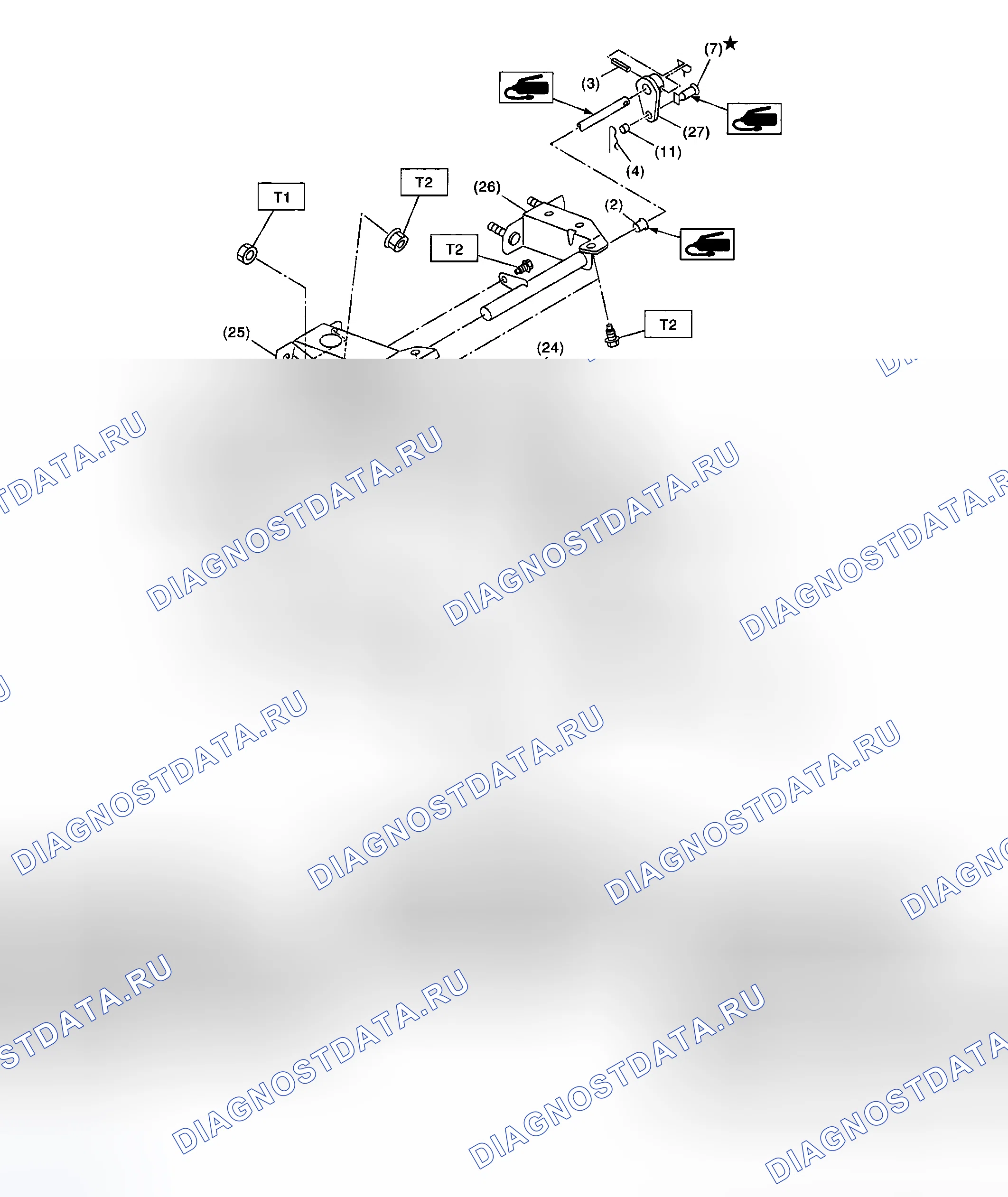 Рис. 17: МОДЕЛЬ МТ. Subaru Impreza GD/GC/GG рестайлинг 2