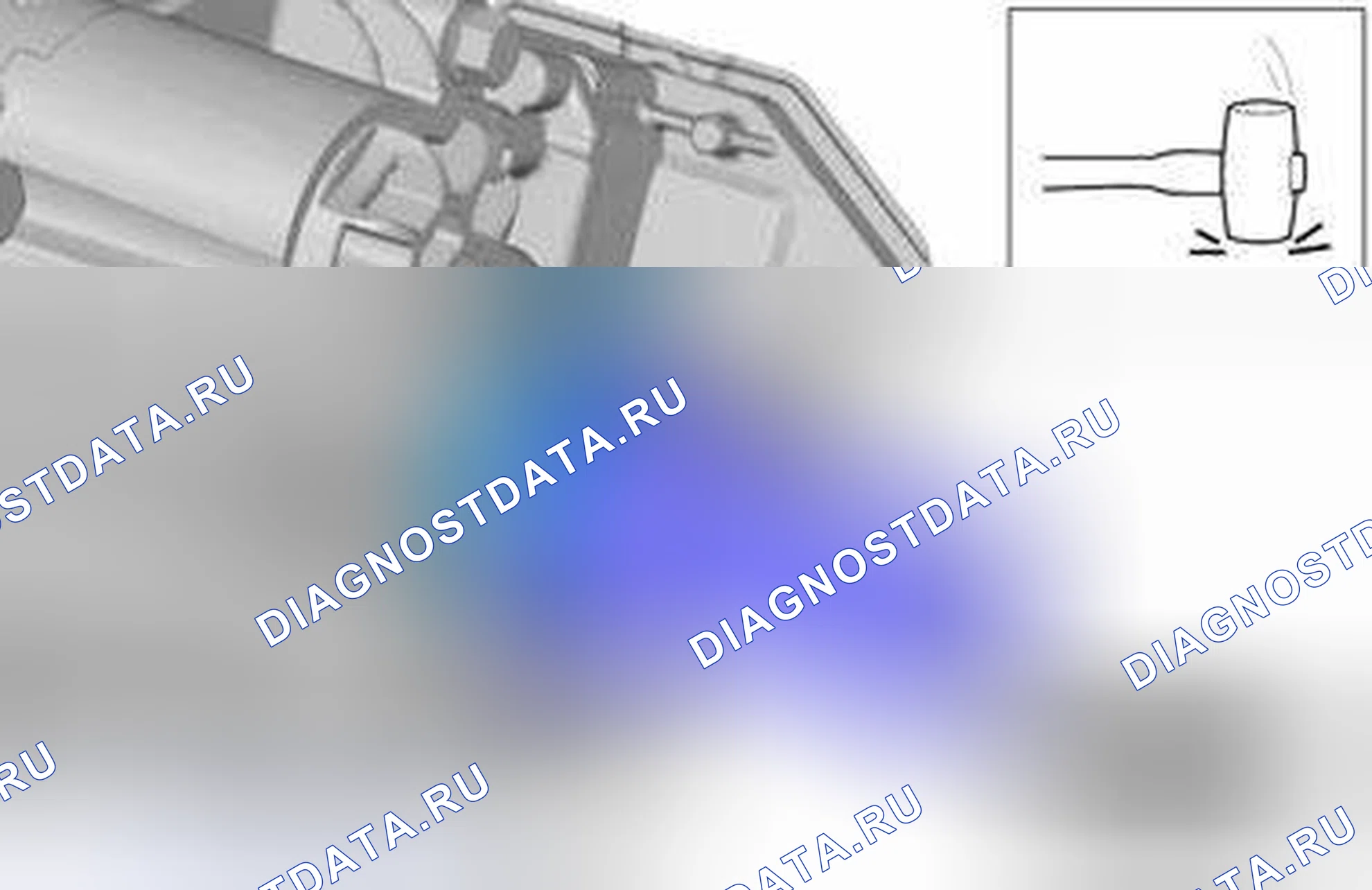 Рис. 45: Установка уплотнения. Volvo V50 I рестайлинг