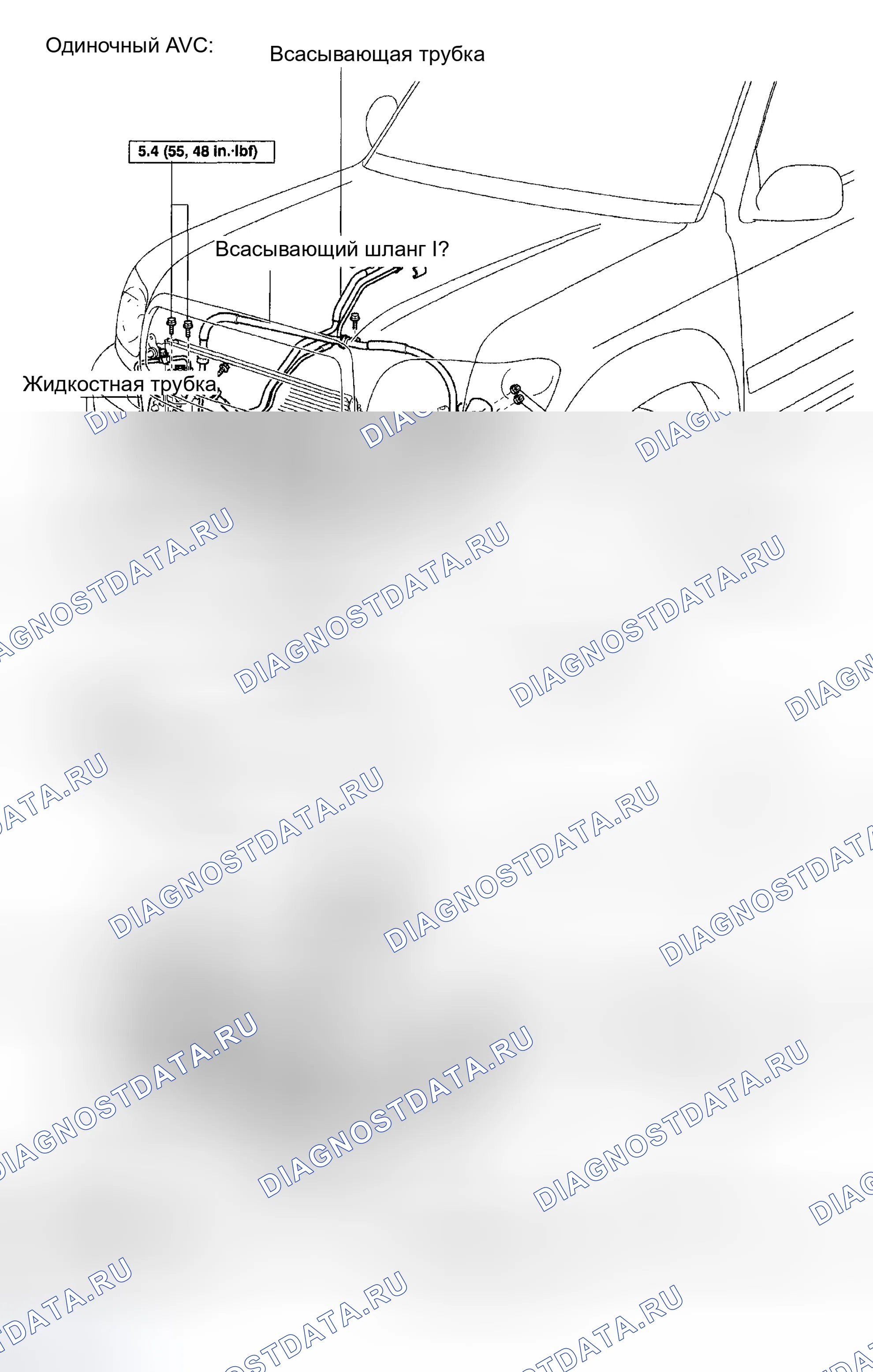Рис. 154: РАСПОЛОЖЕНИЕ. Toyota Sequoia I рестайлинг