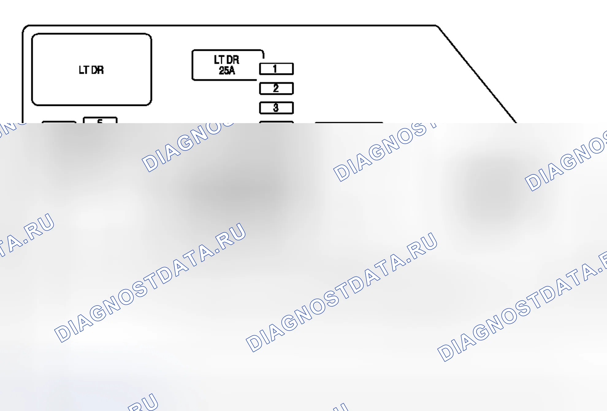 Рис. 50: Блок предохранителей - метка I / P. Chevrolet Cab & Chassis Silverado 3500 HD 