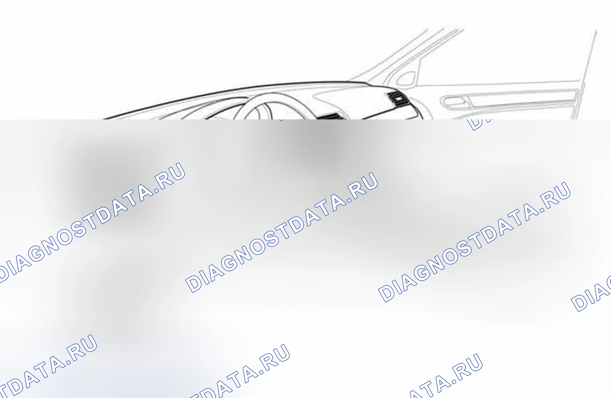 Рис. 368: Расположение соединителя канала передачи данных. BMW X3 E83