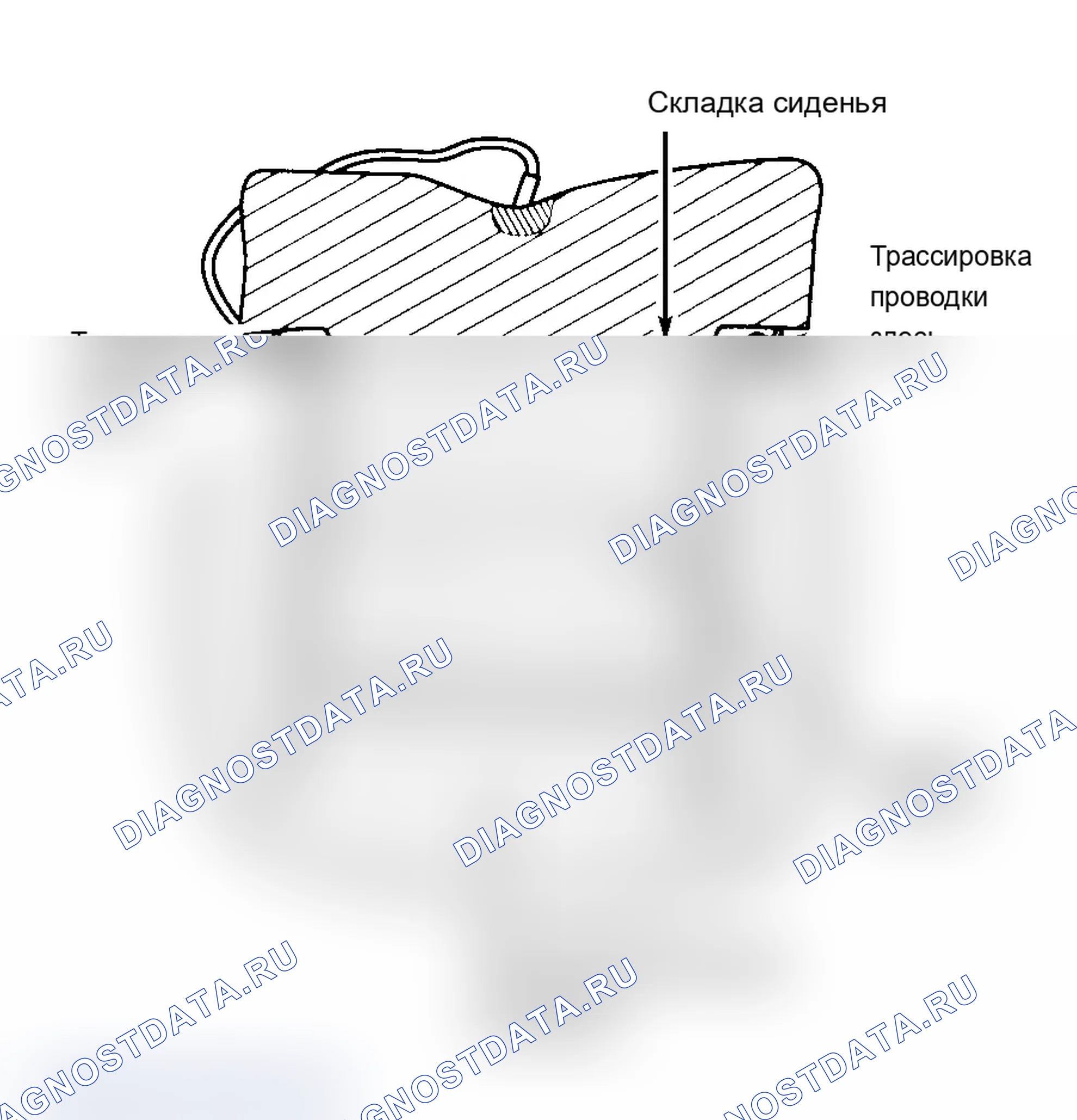 Рис. 17: Демонтаж и монтаж (склеенный). Audi A4 B5 рестайлинг