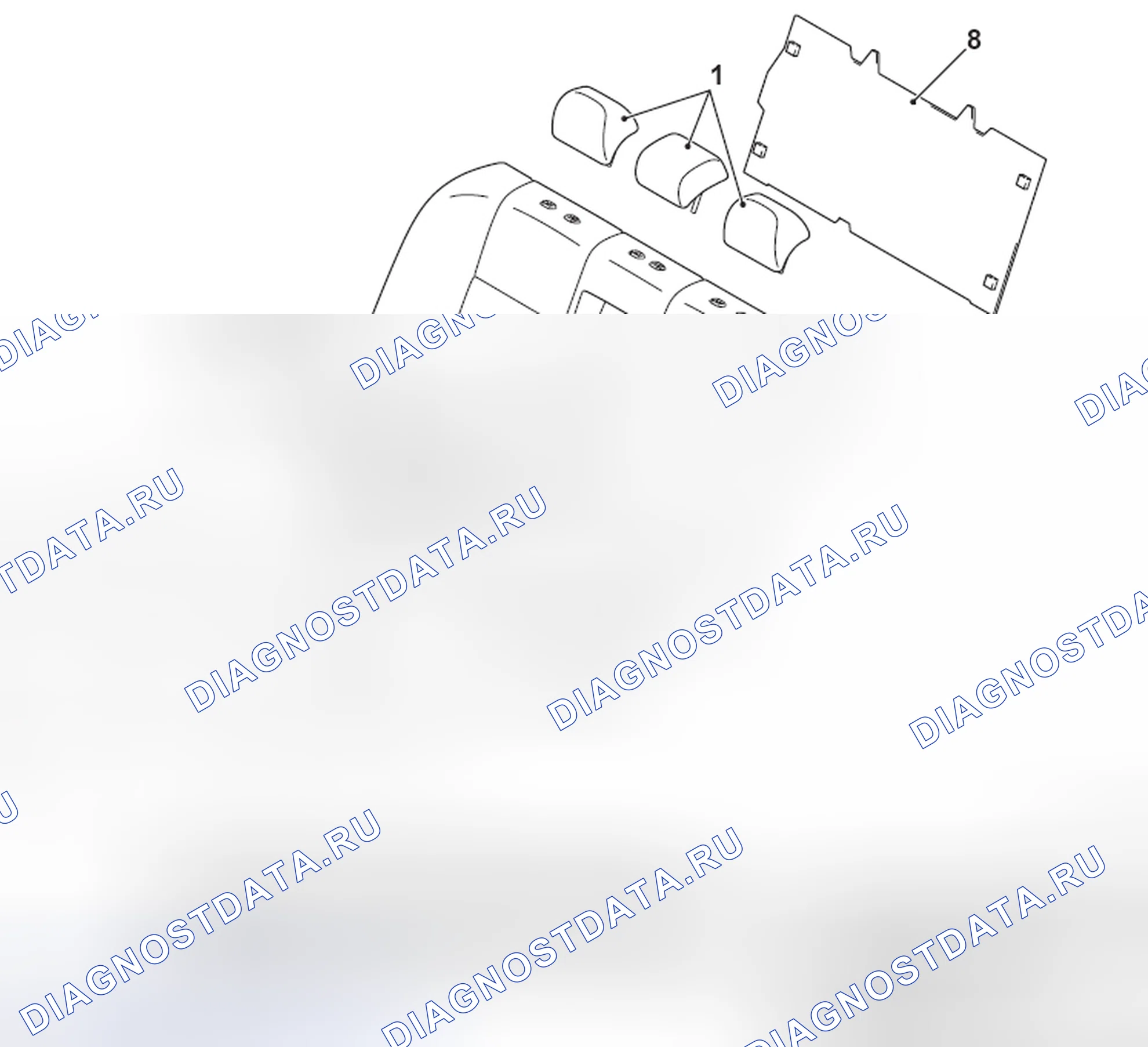 Рис. 122: LANCER: BENCH сиденье. Honda Domani MB