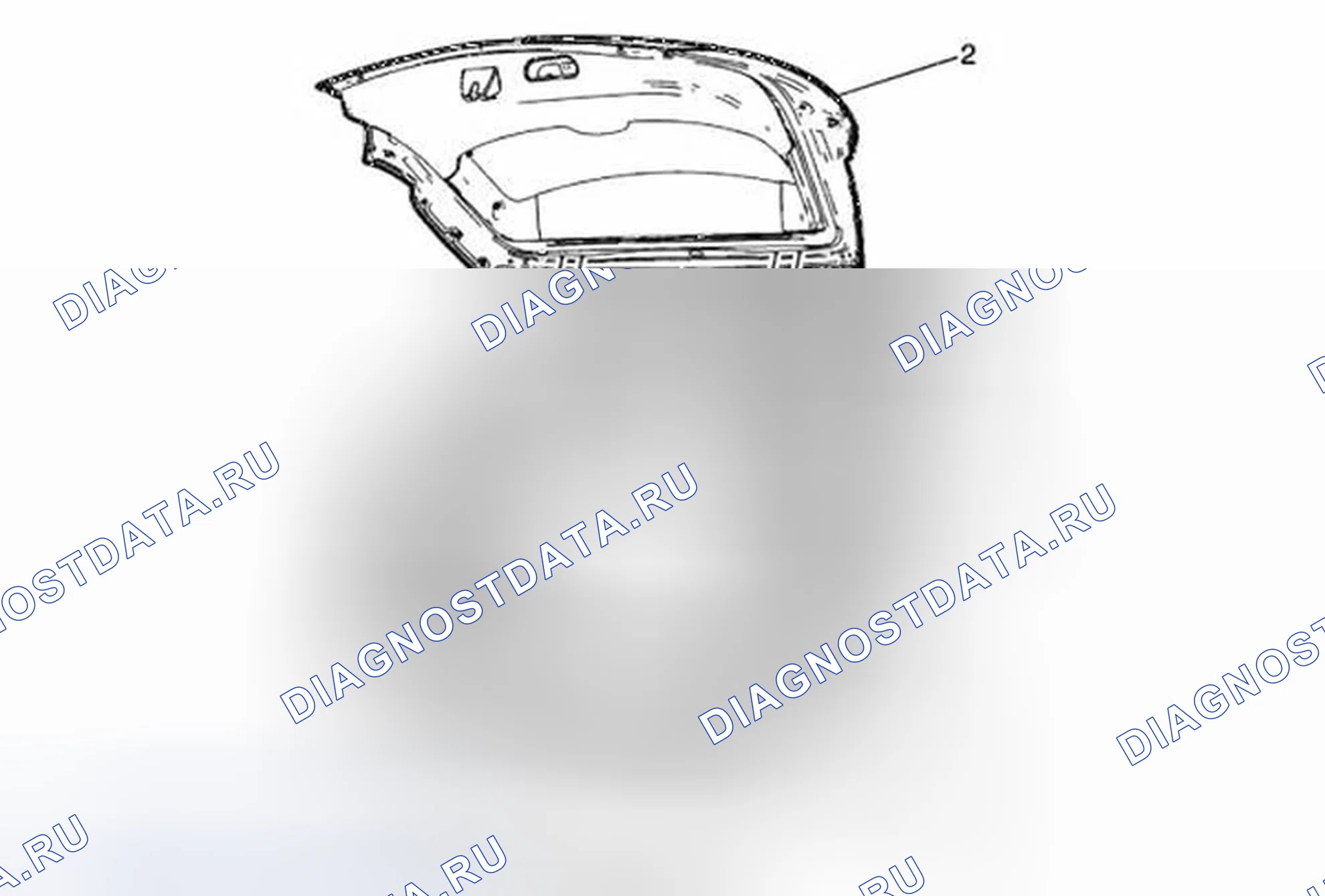 Рис. 147: Замена дверь багажника. Buick Encore I