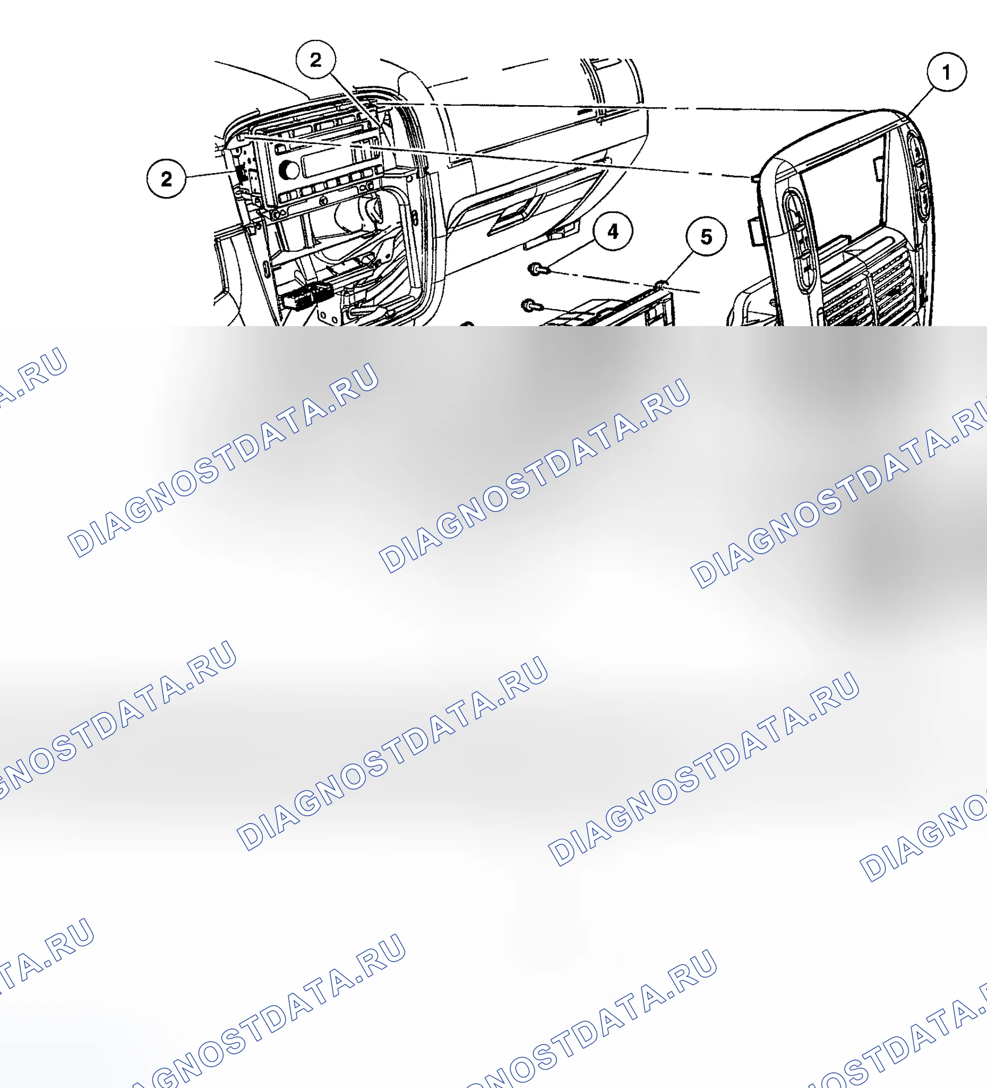 Рис. 180: Демонтаж и монтаж. Ford Explorer III