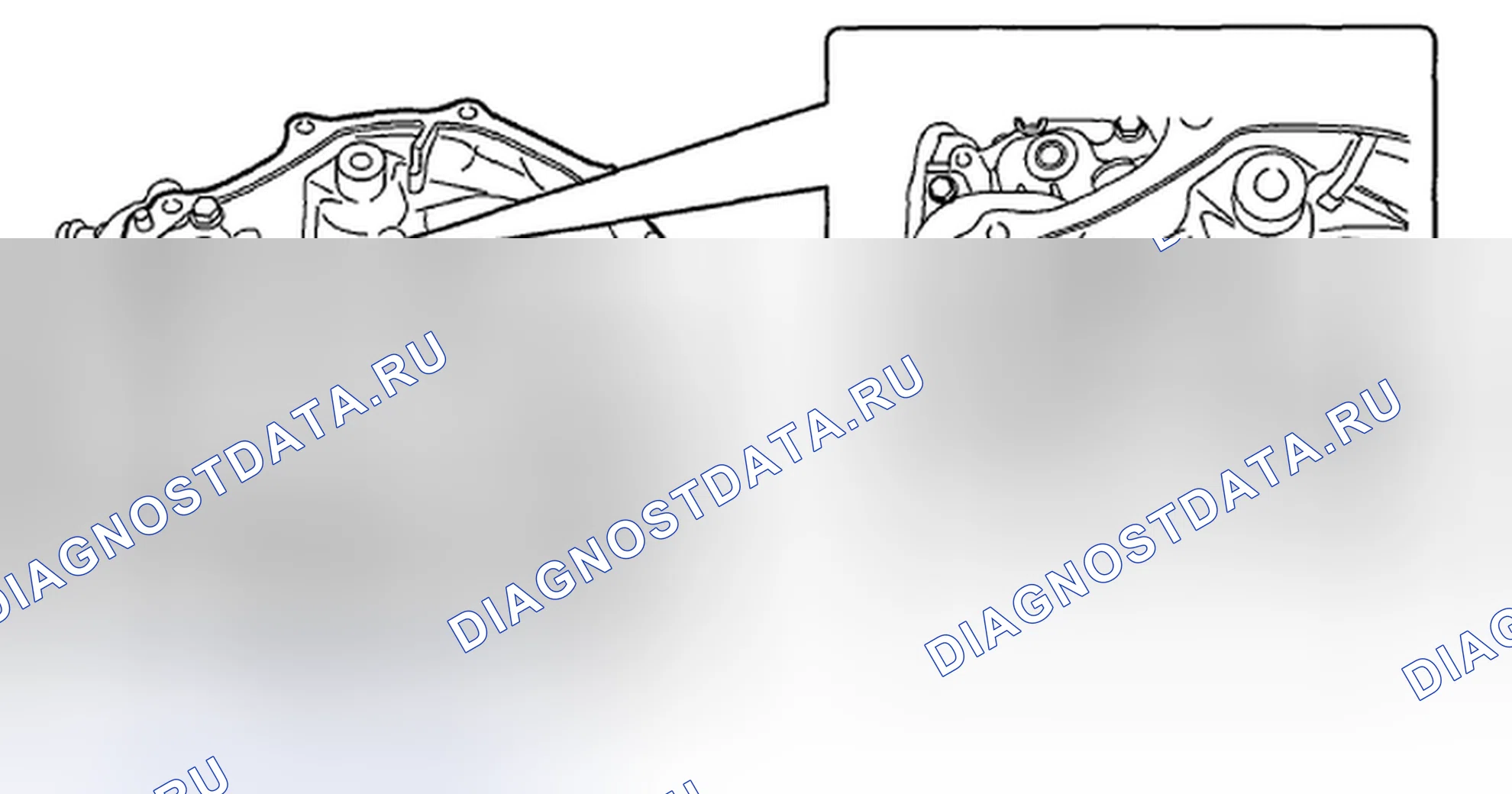 Рис. 303: ДЕМОНТАЖ. Subaru Outback BR