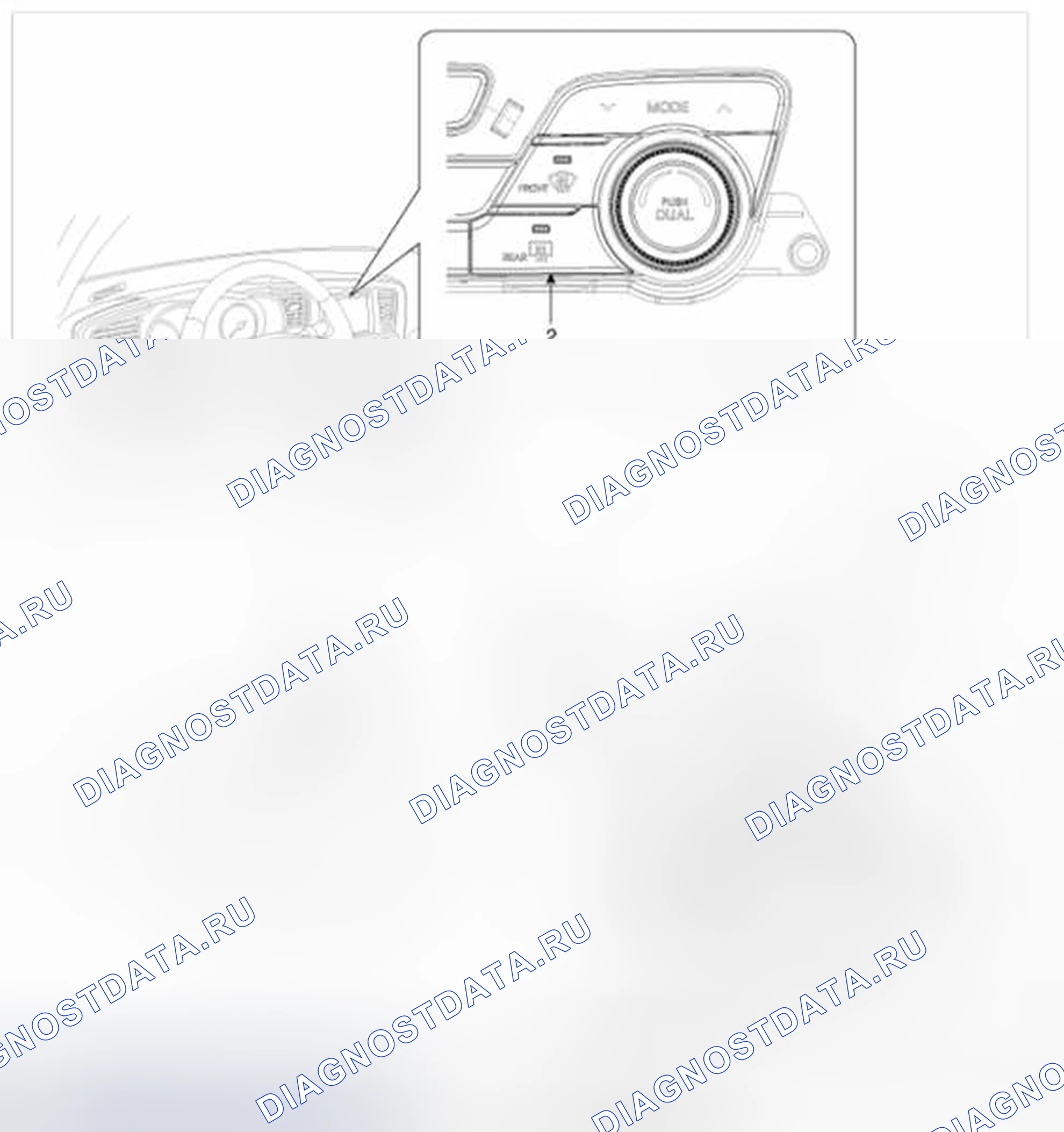 Рис. 8: Расположение компонентов. Kia Optima III