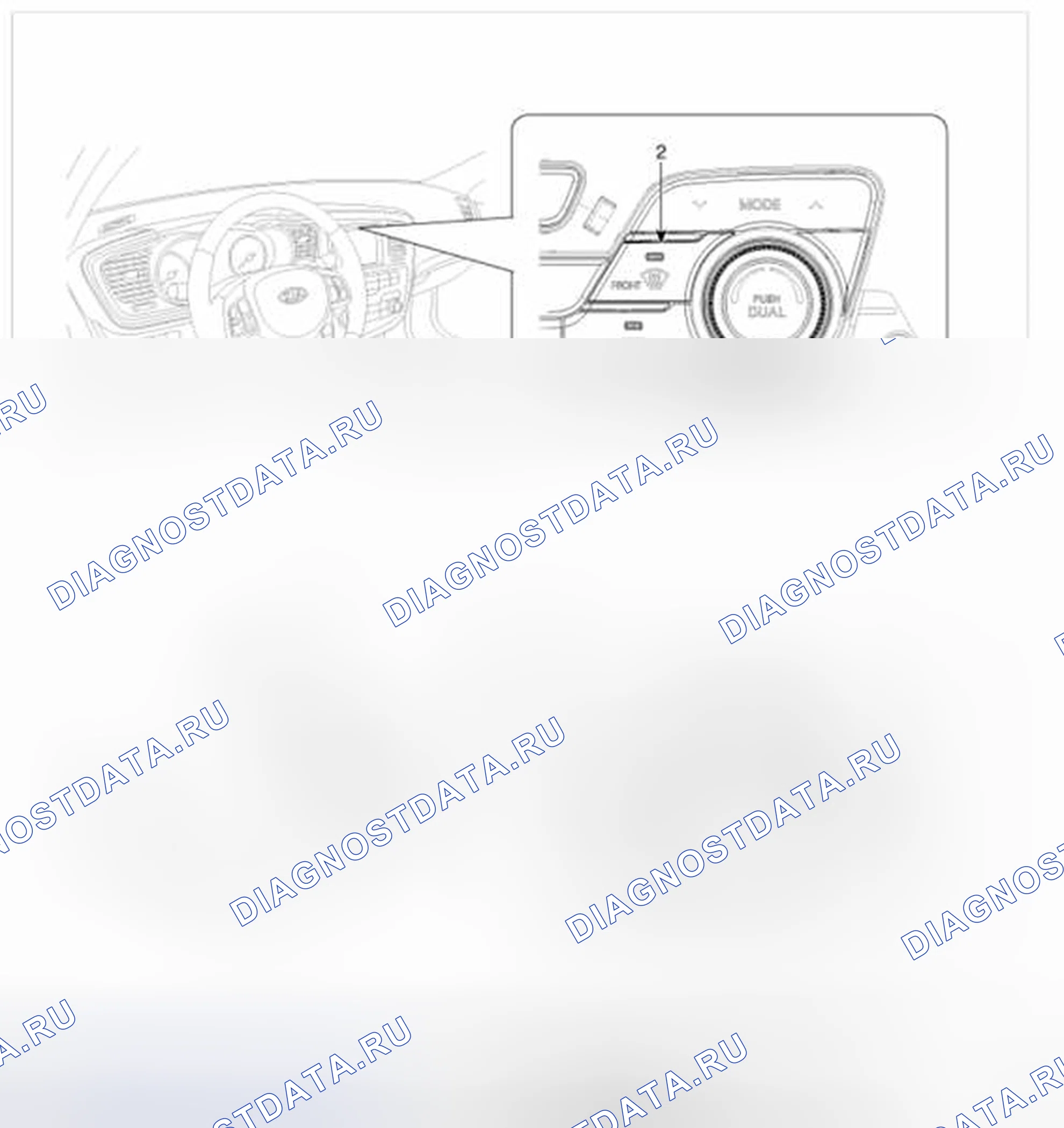 Рис. 1: Расположение компонентов. Kia Optima III
