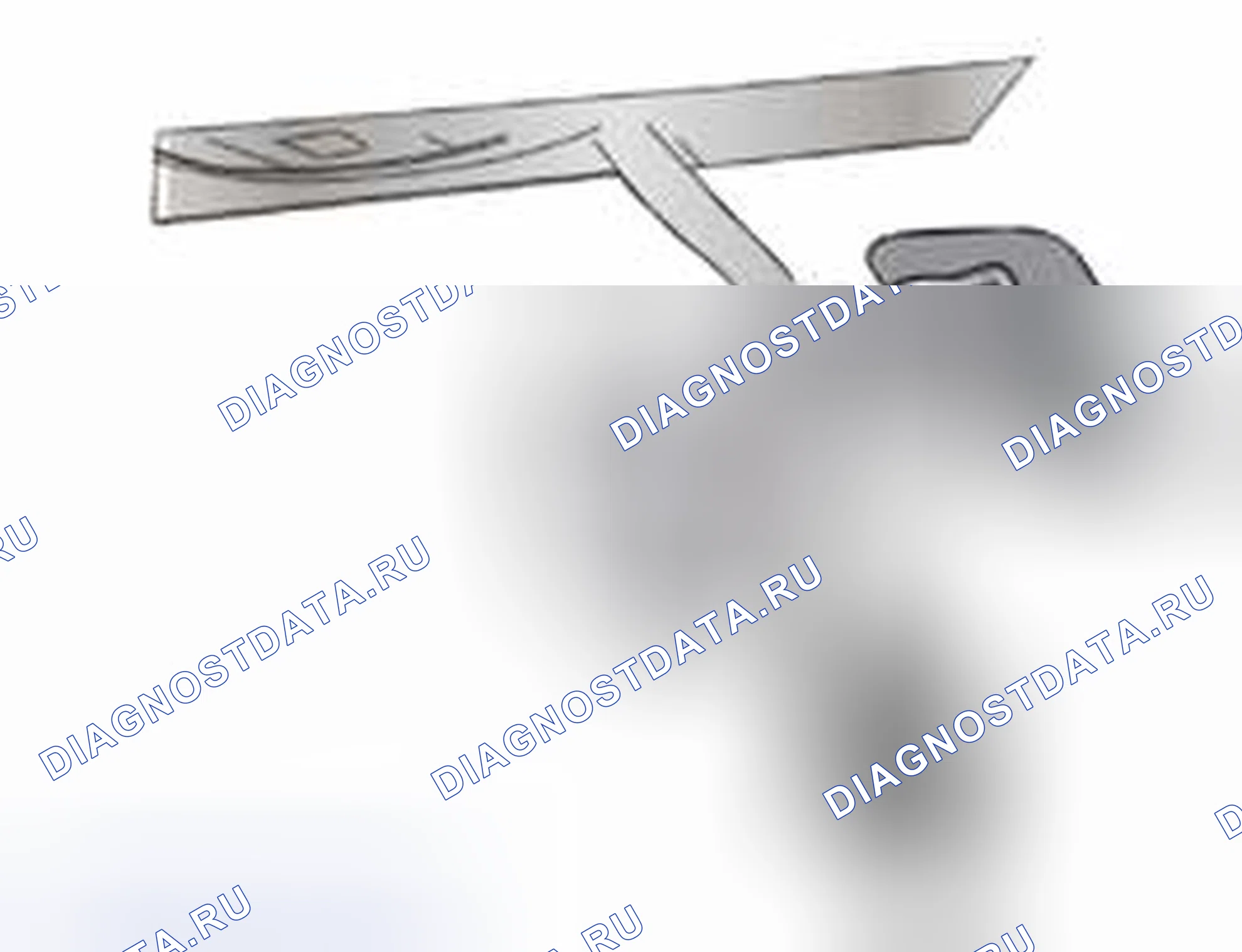 Рис. 39: Кронштейн датчика дождя. Hyundai Kona I