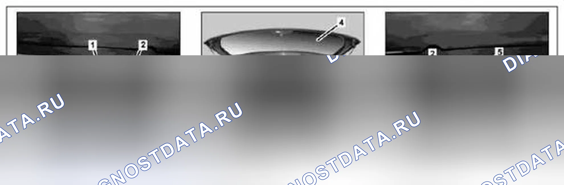 Рис. 41: Демонтаж / монтаж заднего спойлера - AR88.30-P-xtegx1 0500MCC. Kia Soul I