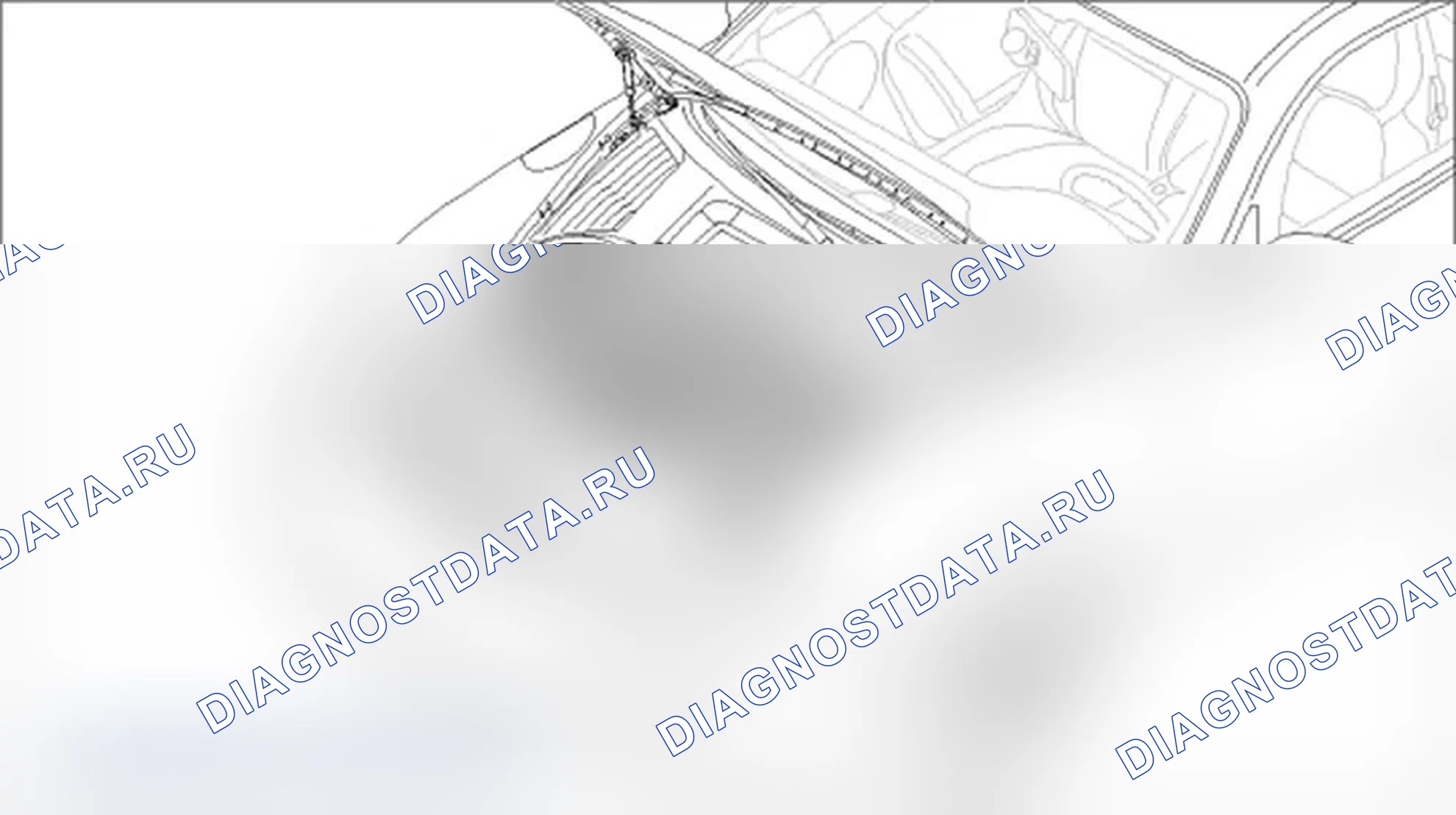 Рис. 86: Снятие крышки багажного отделения. Porsche 911 GT3 997