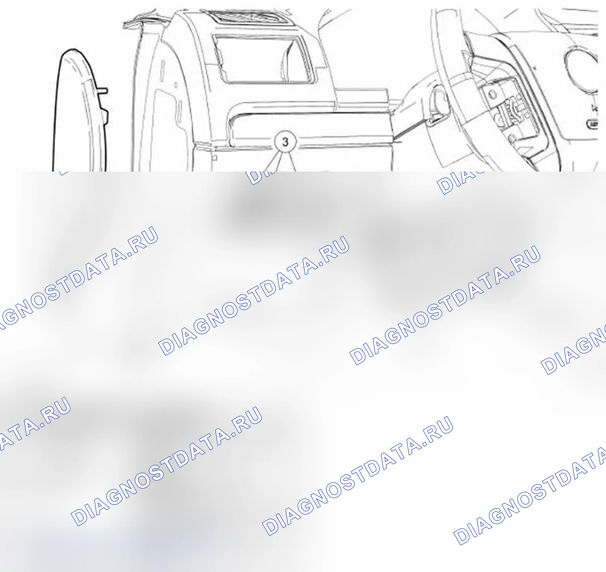 Рис. 55: Переключатель диммера приборной панели. Lincoln Zephyr US